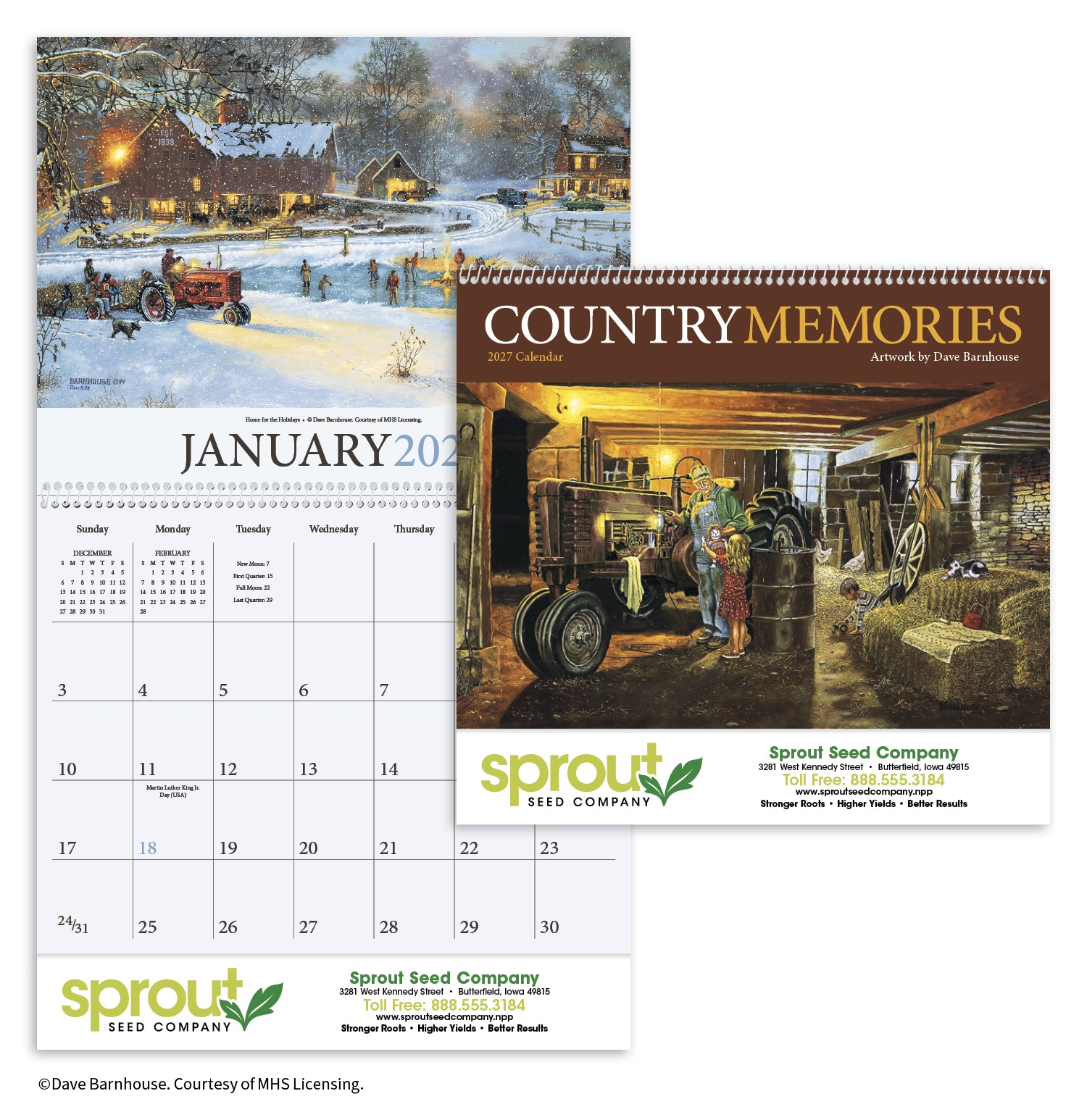 Picture of Triumph® Calendars Country Memories Calendar