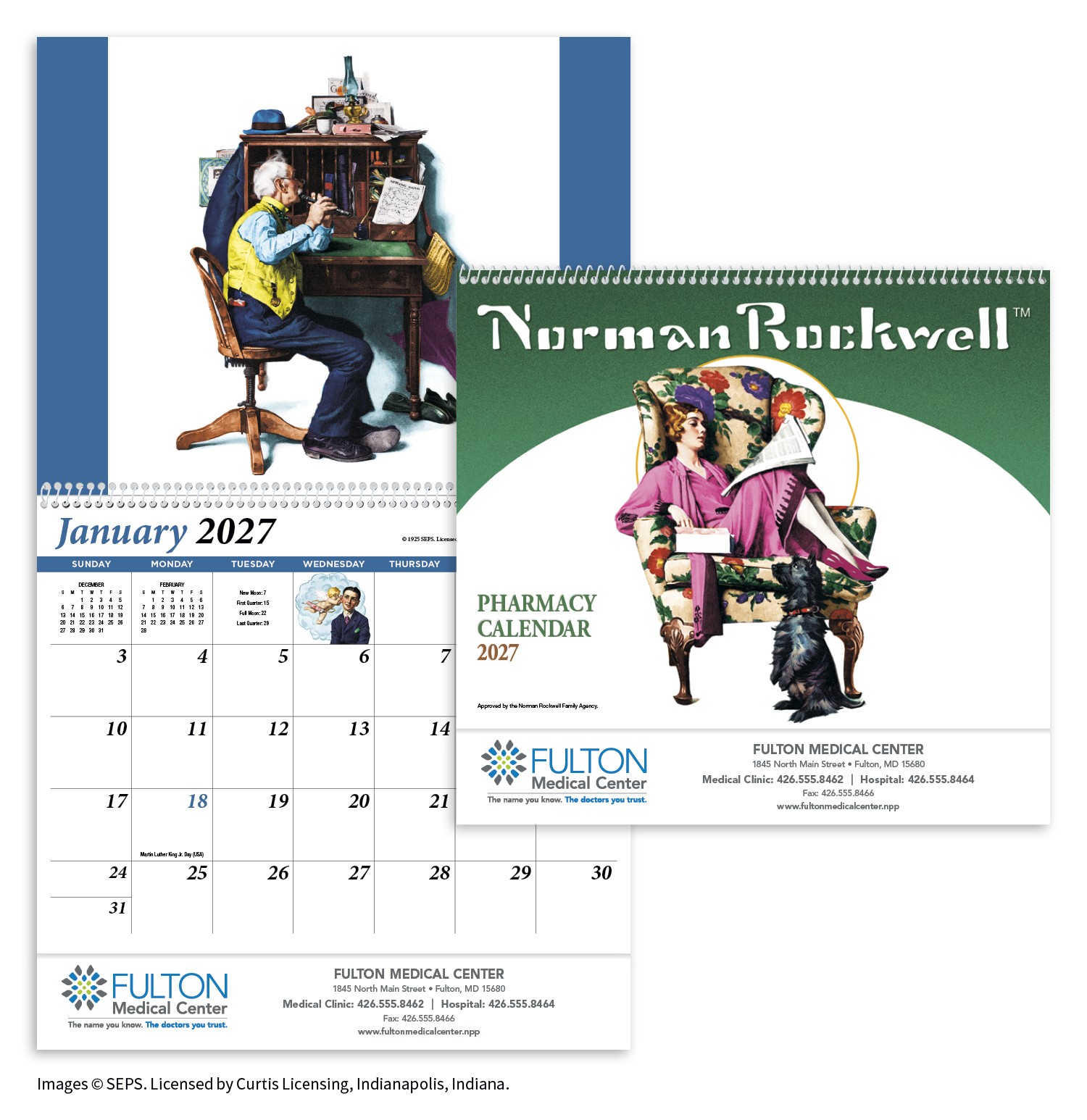 Picture of HotLine® Products Rockwell Pharmacy Special Markets Calendar