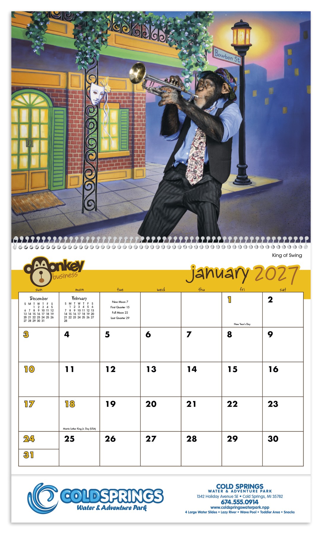 Picture of Triumph® Calendars Monkey Business Calendar