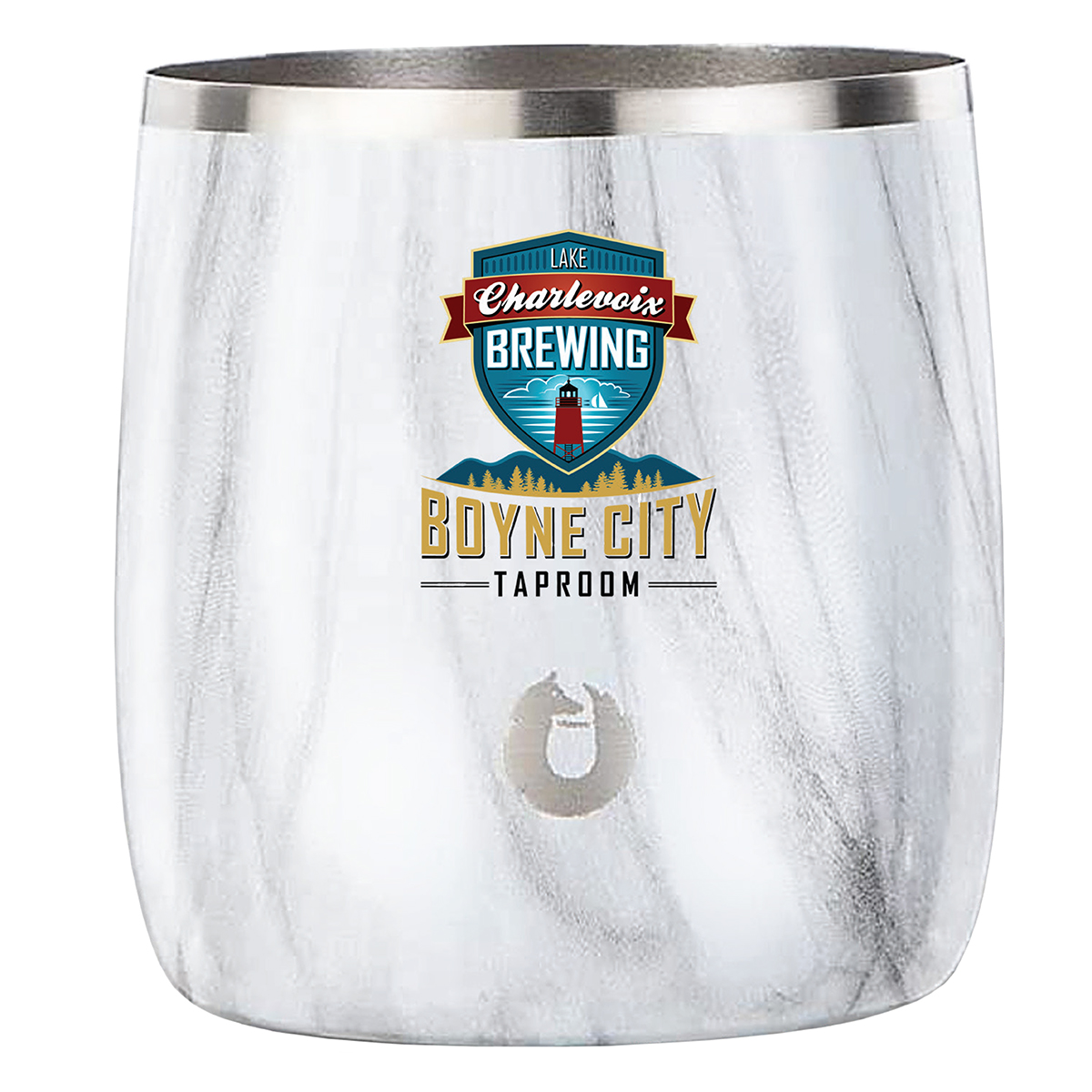 Picture of Snowfox® 11 Oz. Marble Rocks Tumbler (Full Color Digital)
