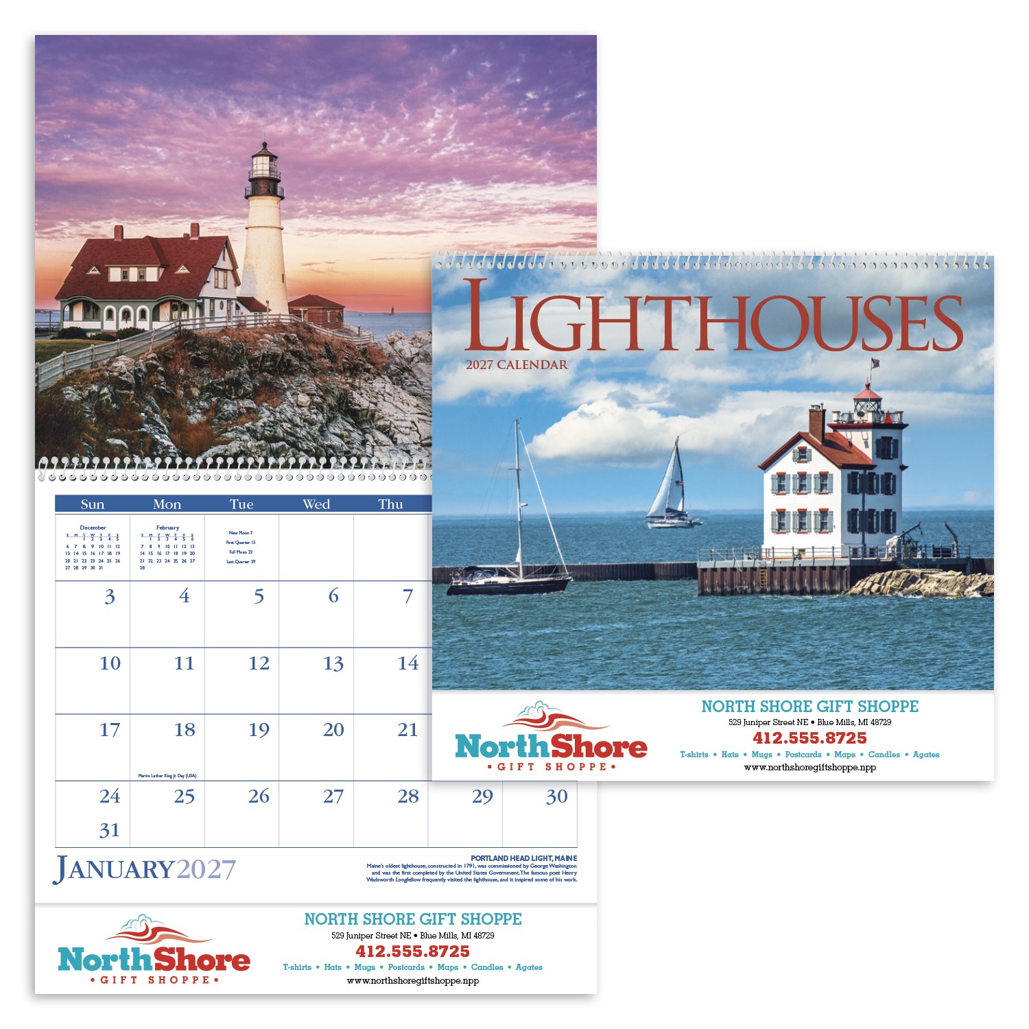Picture of Triumph® Calendars Lighthouses Calendar