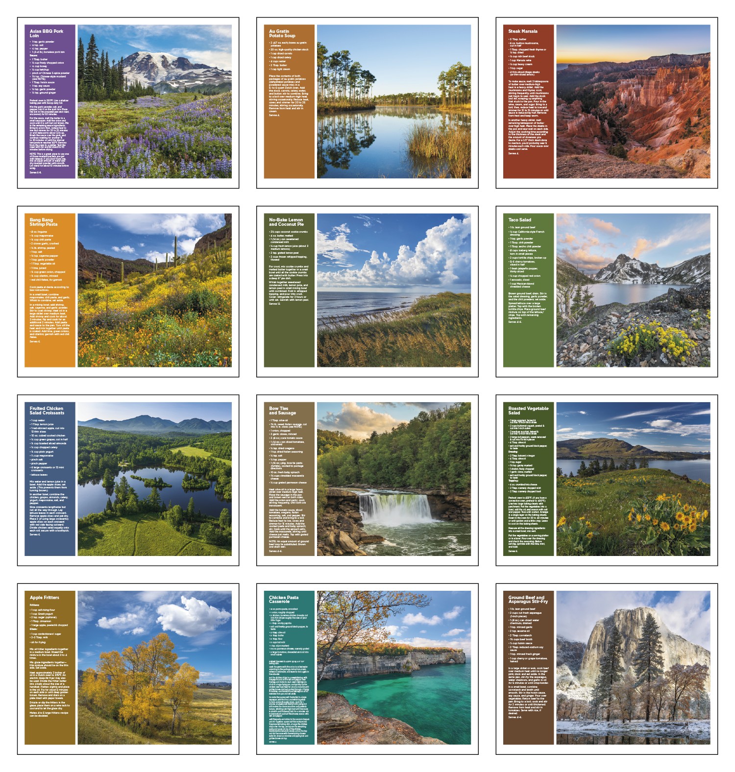 Picture of Triumph® Calendars America the Beautiful with Recipes Calendar