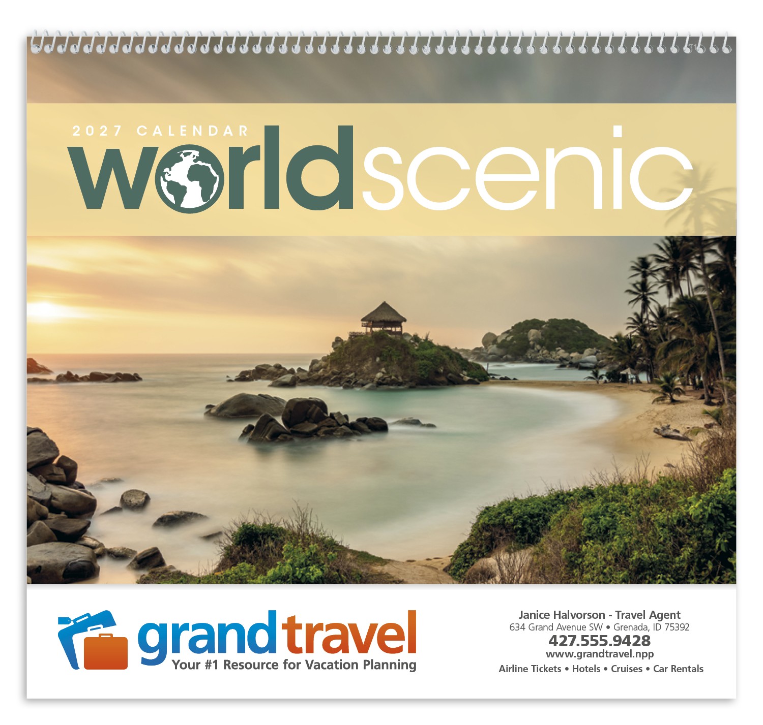 Picture of Triumph® Calendars World Scenic Calendar