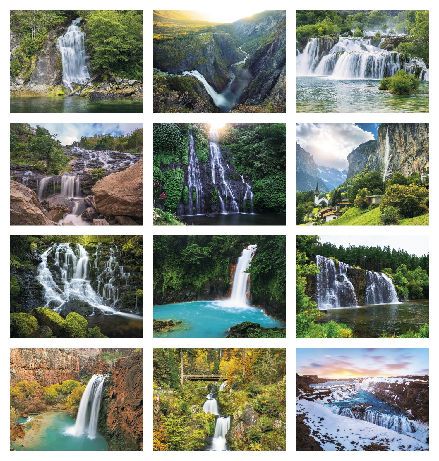 Picture of Triumph® Calendars Waterfalls Calendar