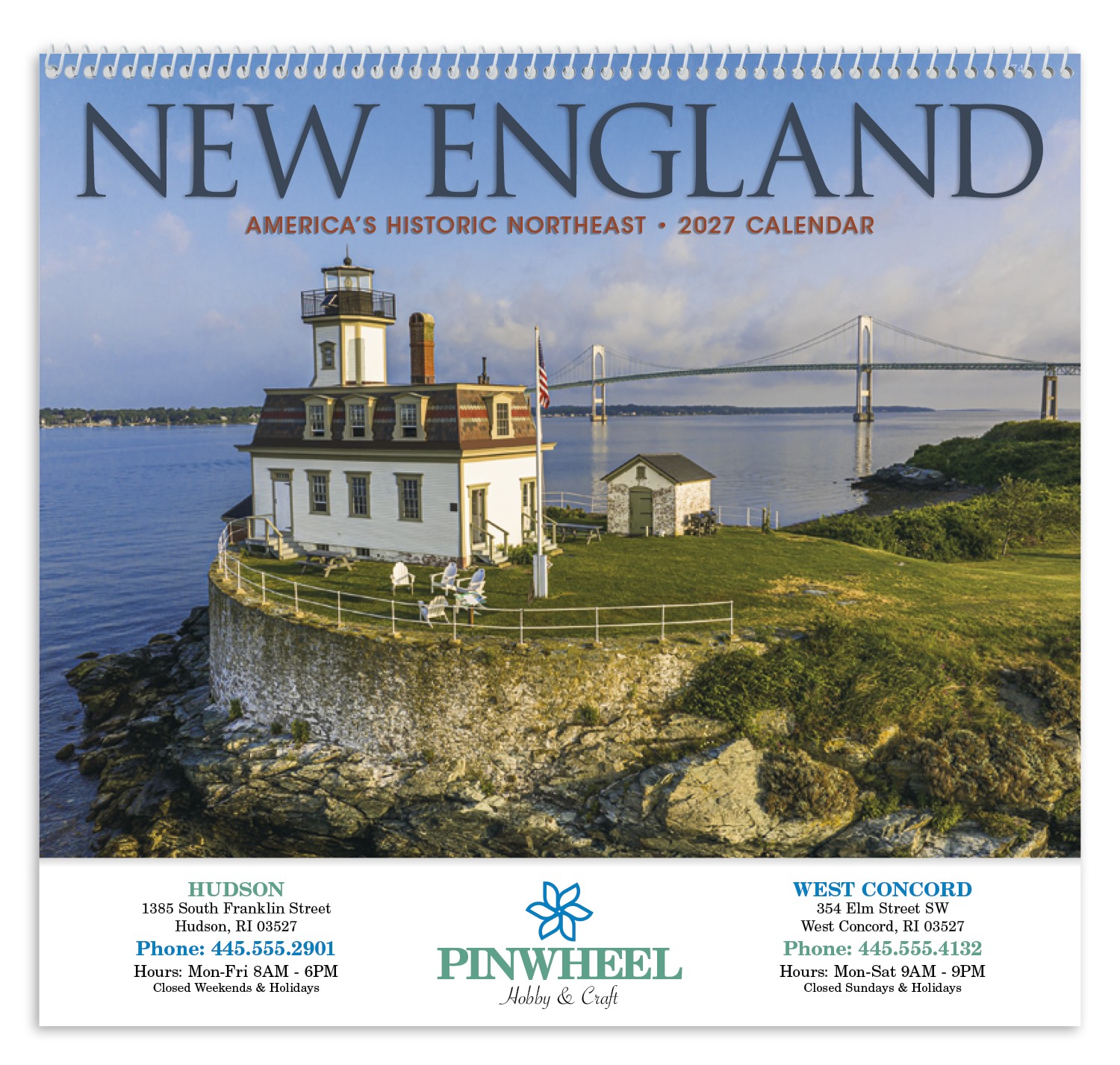 Picture of Triumph® Calendars New England Calendar