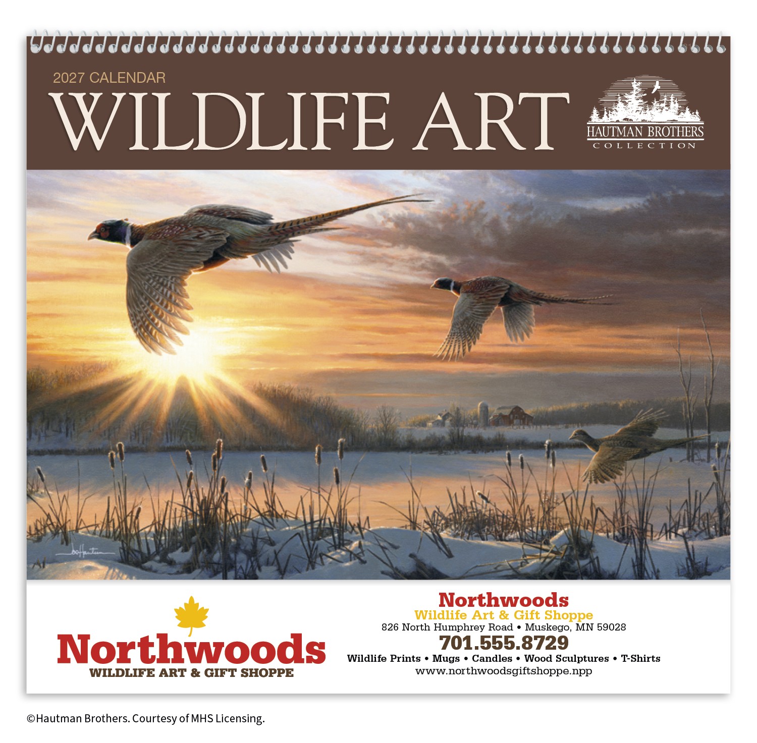 Picture of Triumph® Calendars Wildlife Art by the Hautman Brothers Calendar