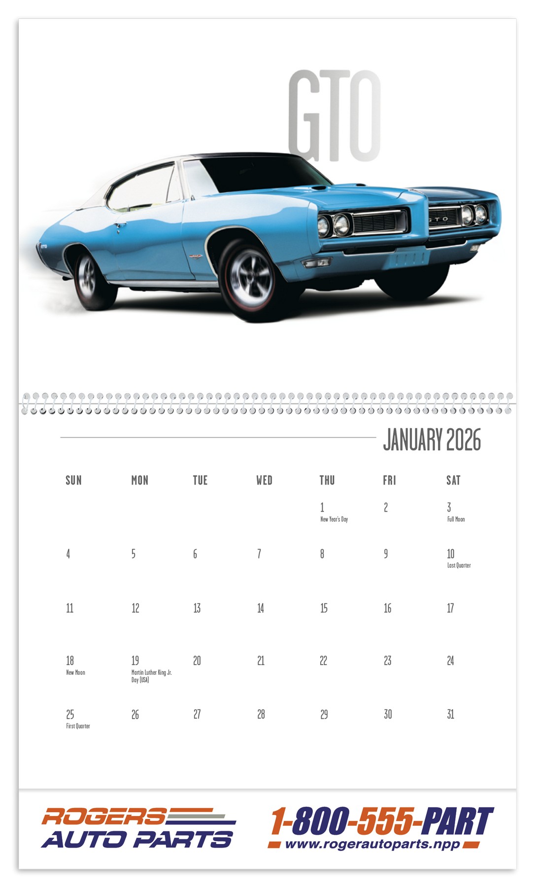 Picture of Triumph® Calendars Classic Muscle Cars Calendar