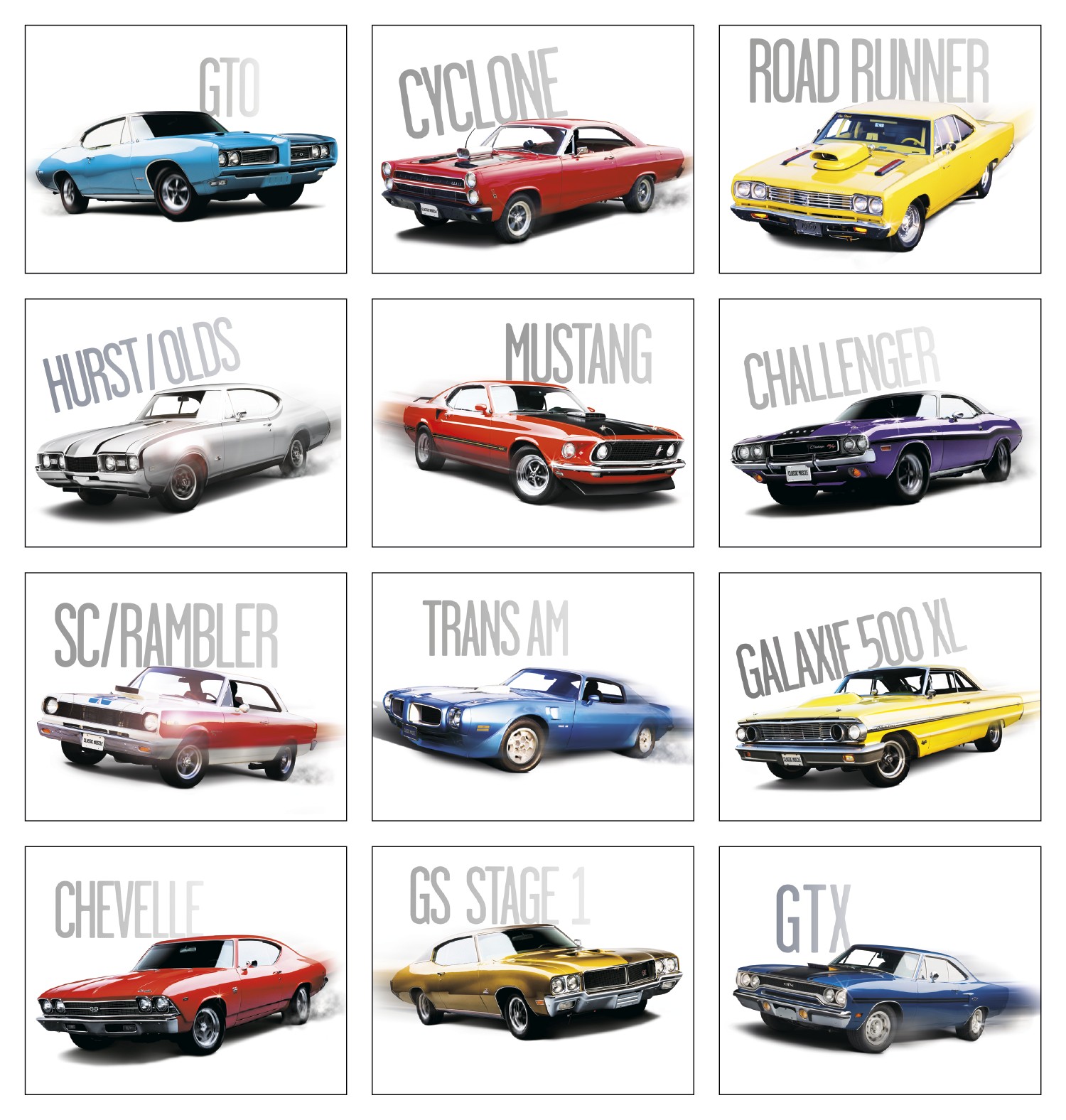 Picture of Triumph® Calendars Classic Muscle Cars Calendar