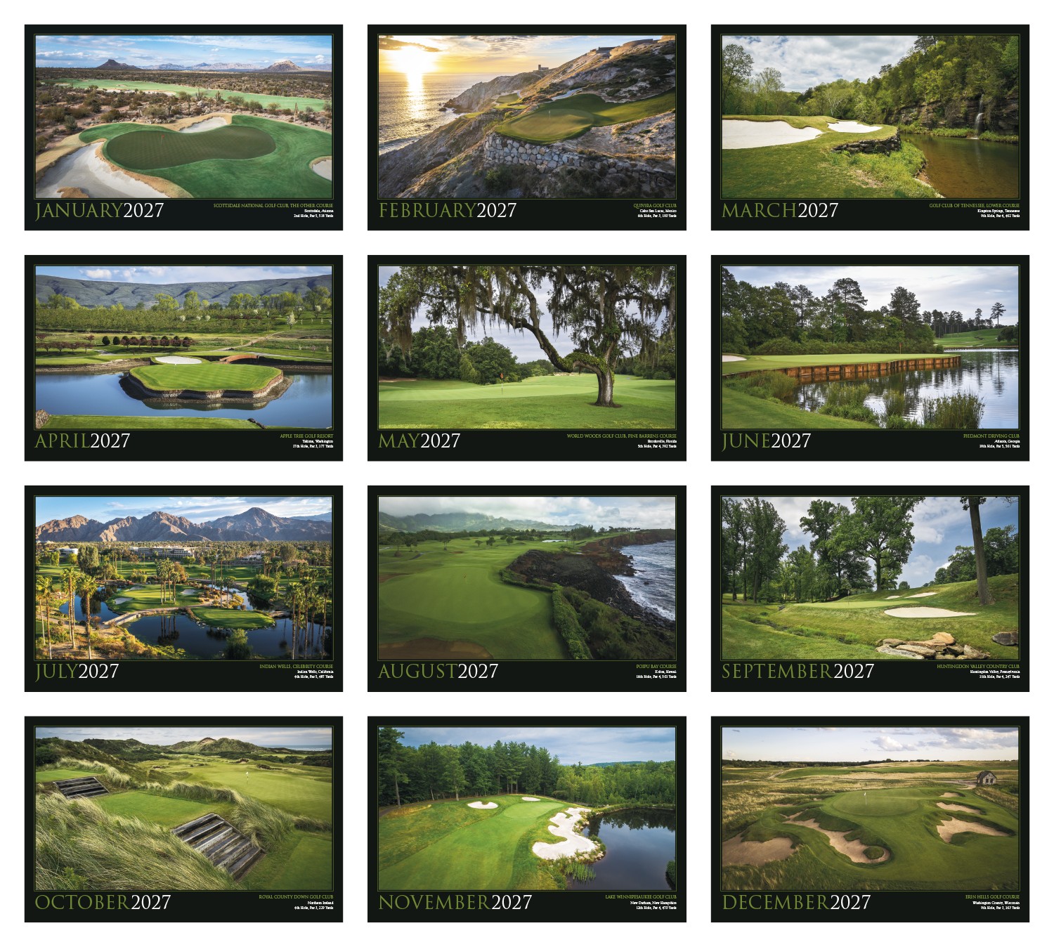 Picture of Triumph® Calendars Golf America Calendar