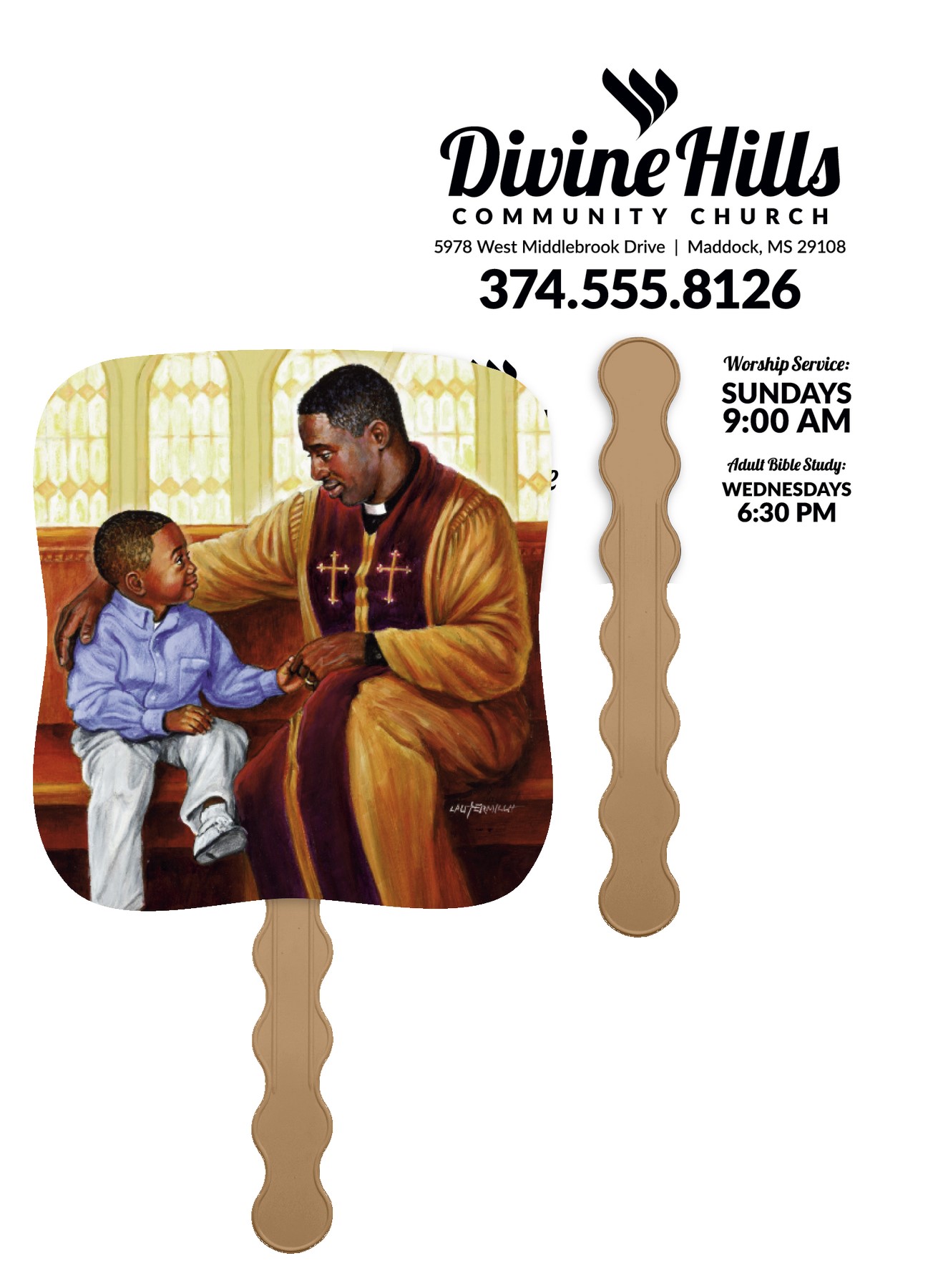Picture of Skinner & Kennedy® Spiritual Guidance - Pictorial Fan