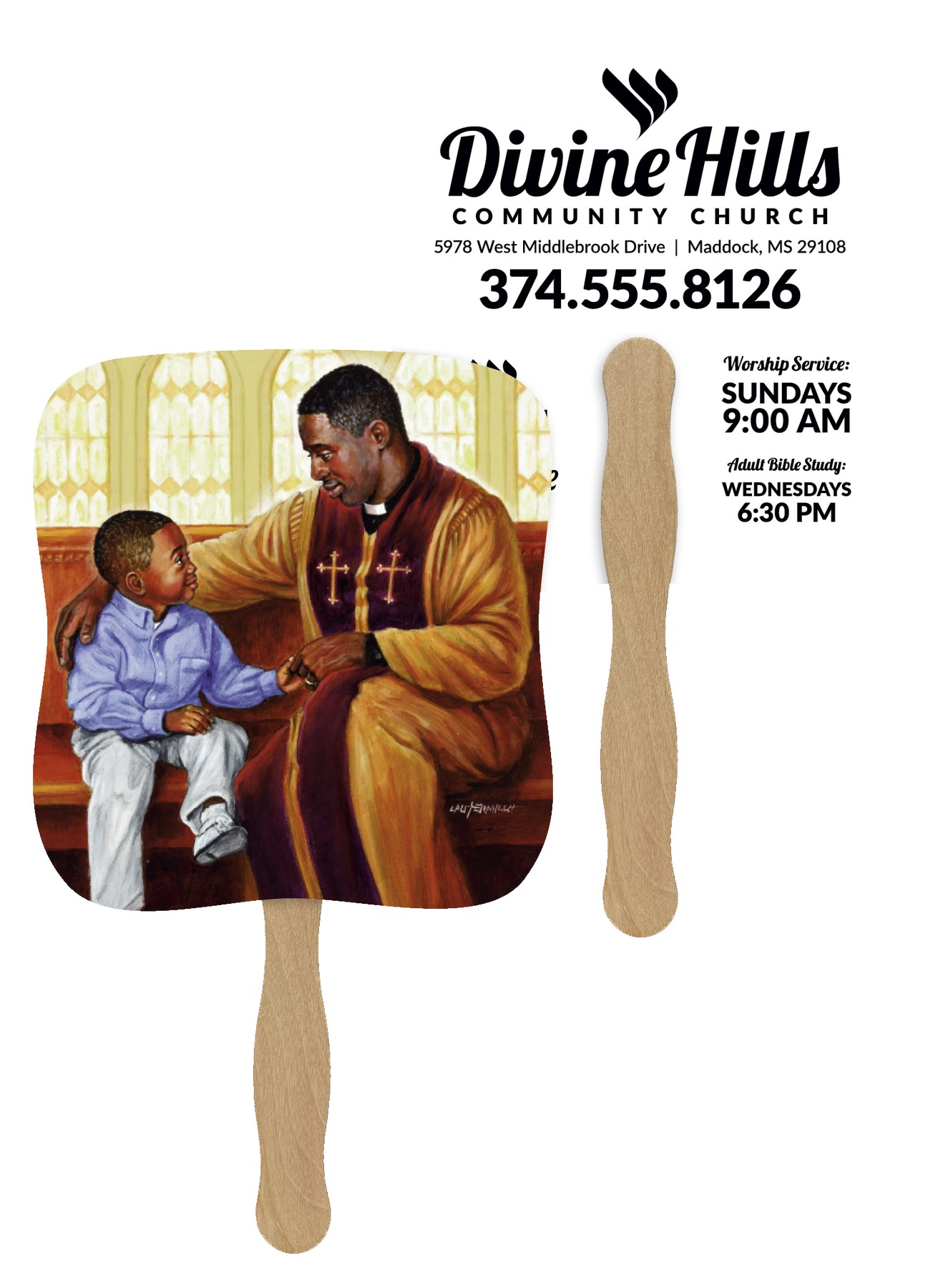Picture of Skinner & Kennedy® Spiritual Guidance - Pictorial Fan