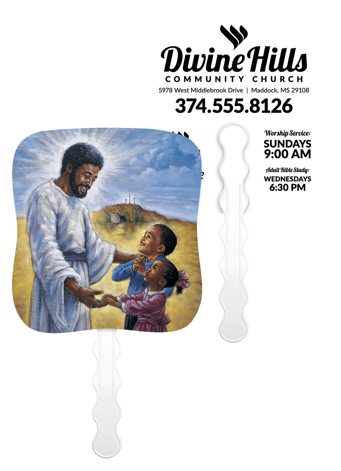 Picture of Skinner & Kennedy® Divine Enlightenment - Pictorial Fan