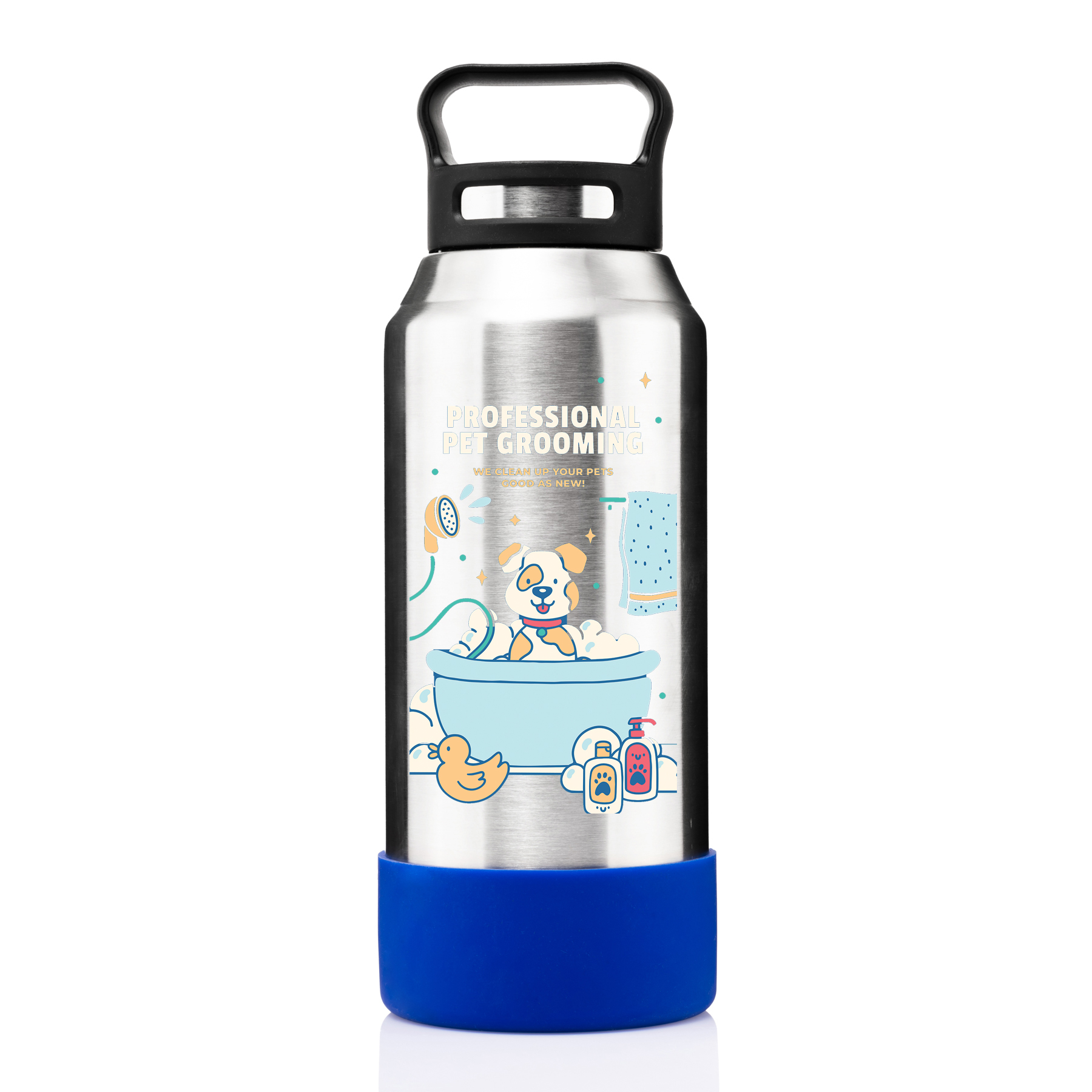 Picture of 32 oz Growler Bottle w/Silicone Bowl