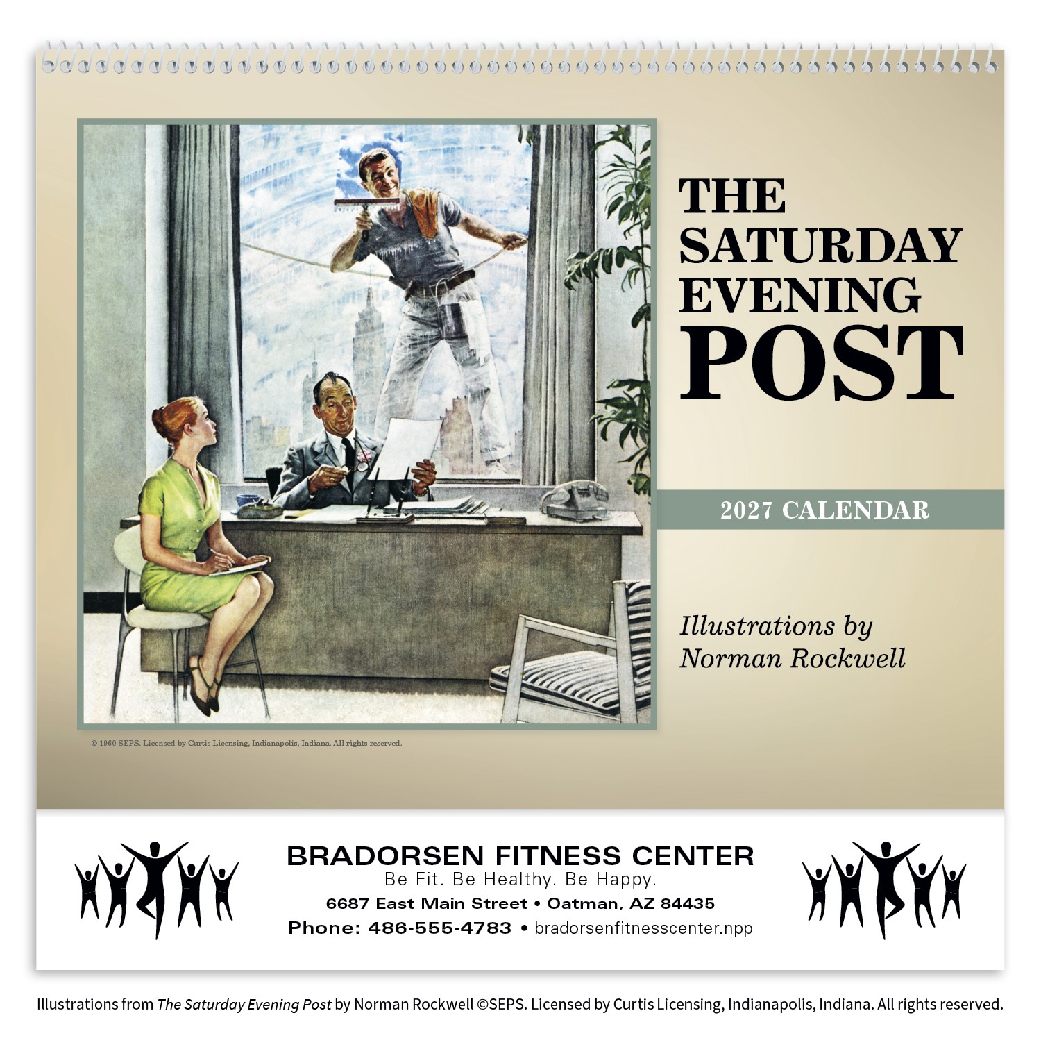 Picture of Triumph® Calendars The Saturday Evening Post Deluxe Pocket Calendar