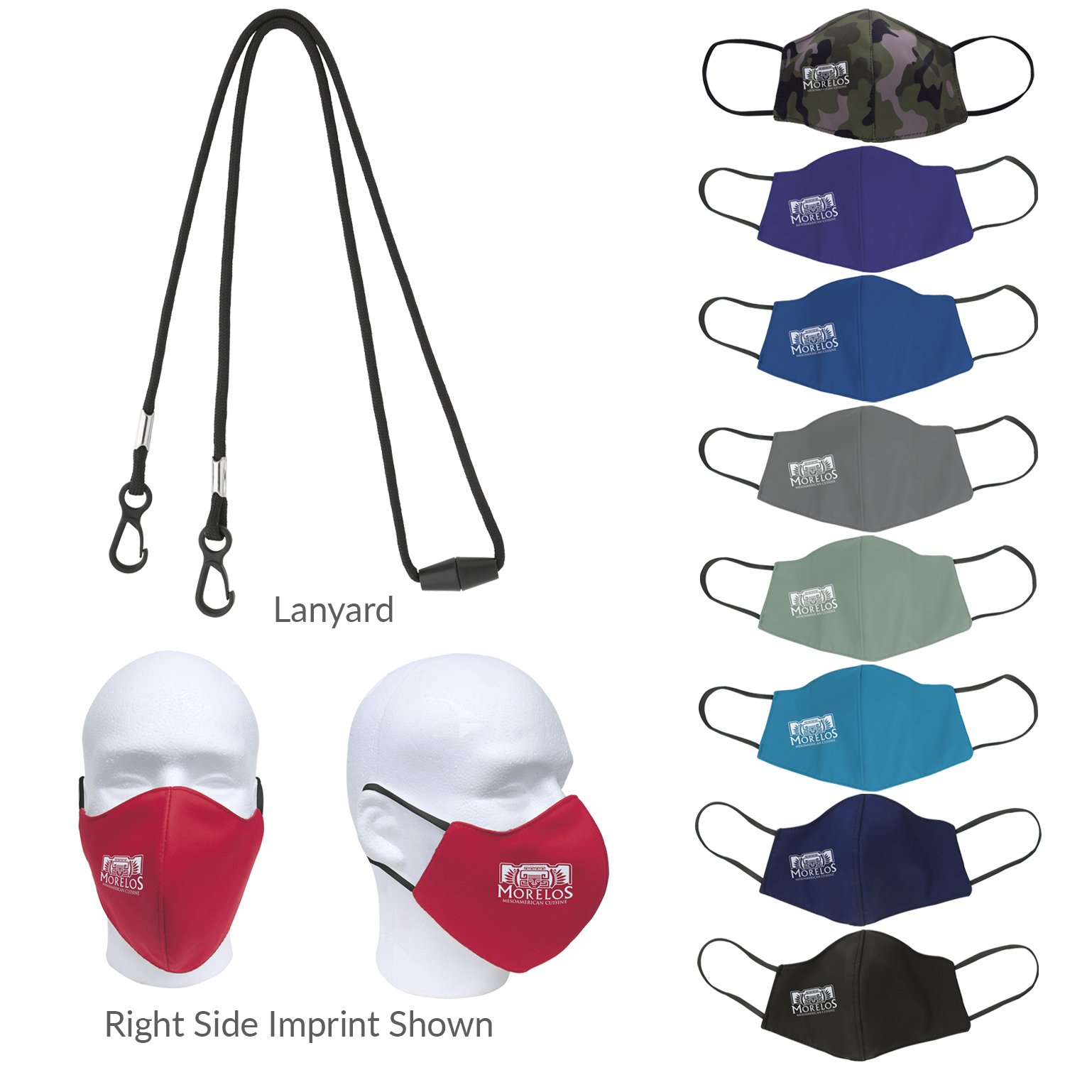 Picture of Good Value™ Comfy Face Mask & Lanyard Kit