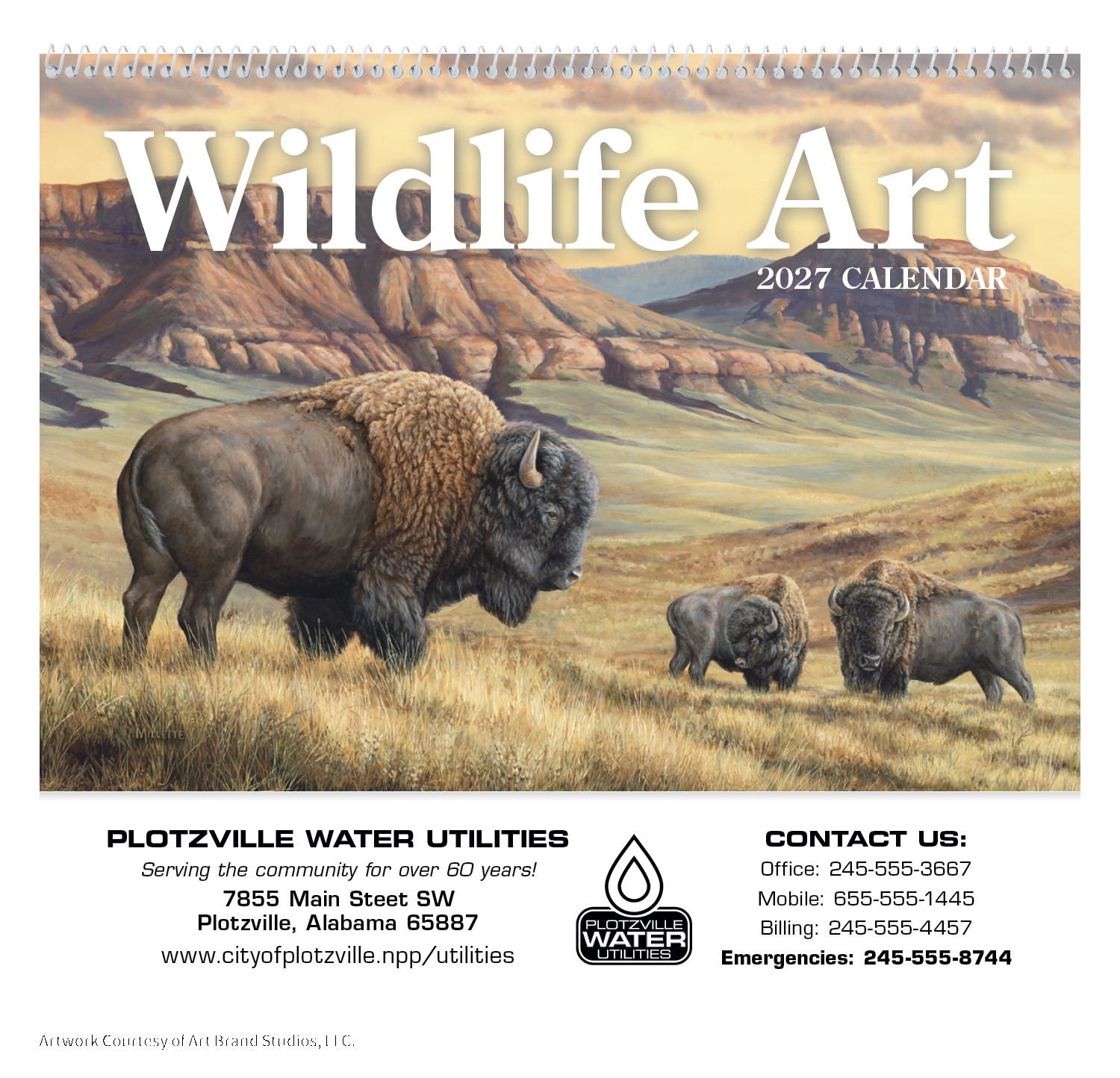 Picture of Triumph® Calendars Wildlife Art Pocket Calendar