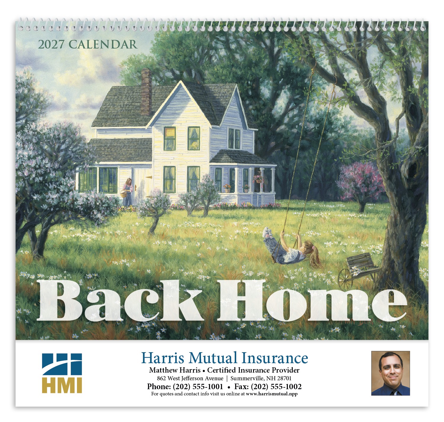 Picture of HotLine® Products Back Home Appointment Calendar - Spiral