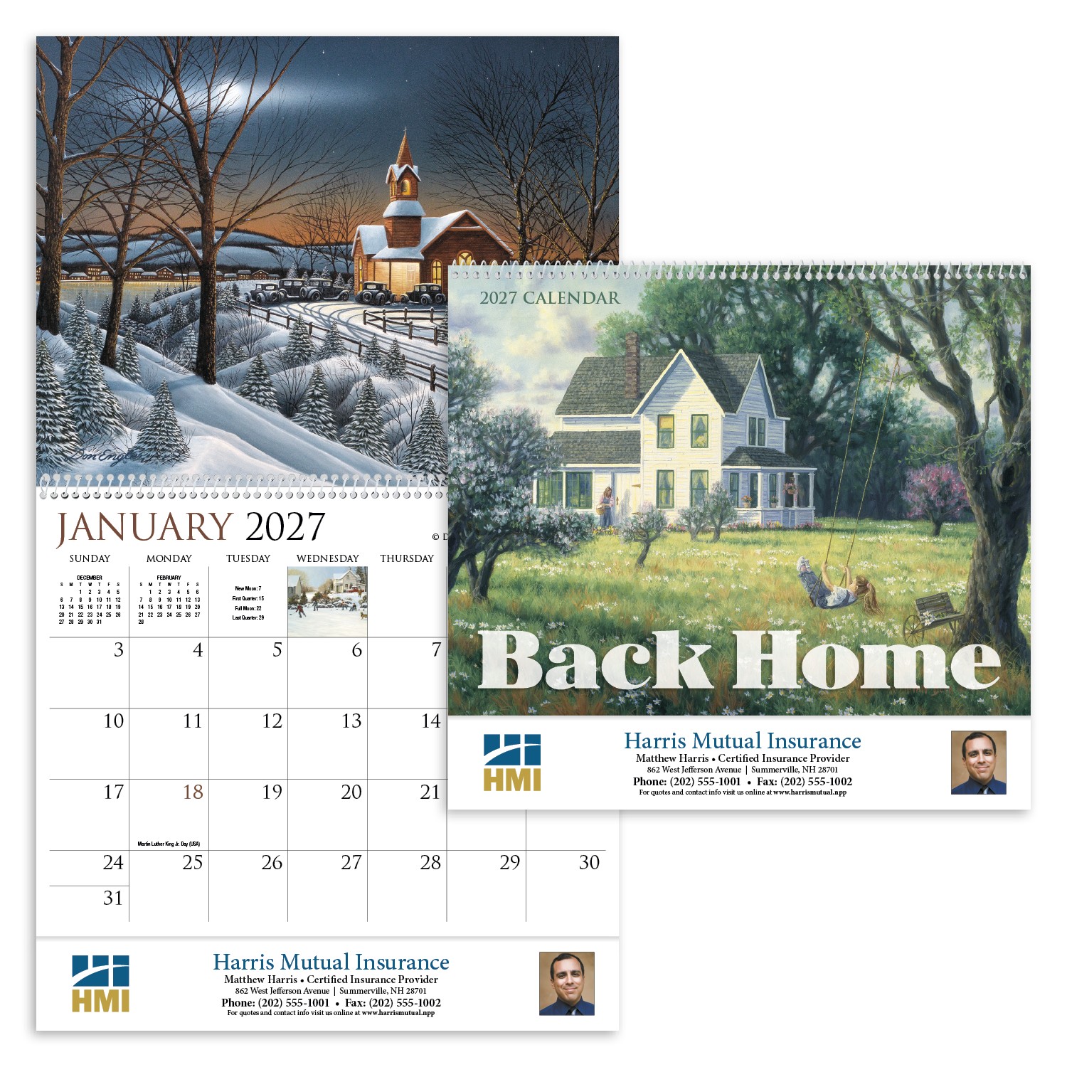 Picture of HotLine® Products Back Home Appointment Calendar - Spiral