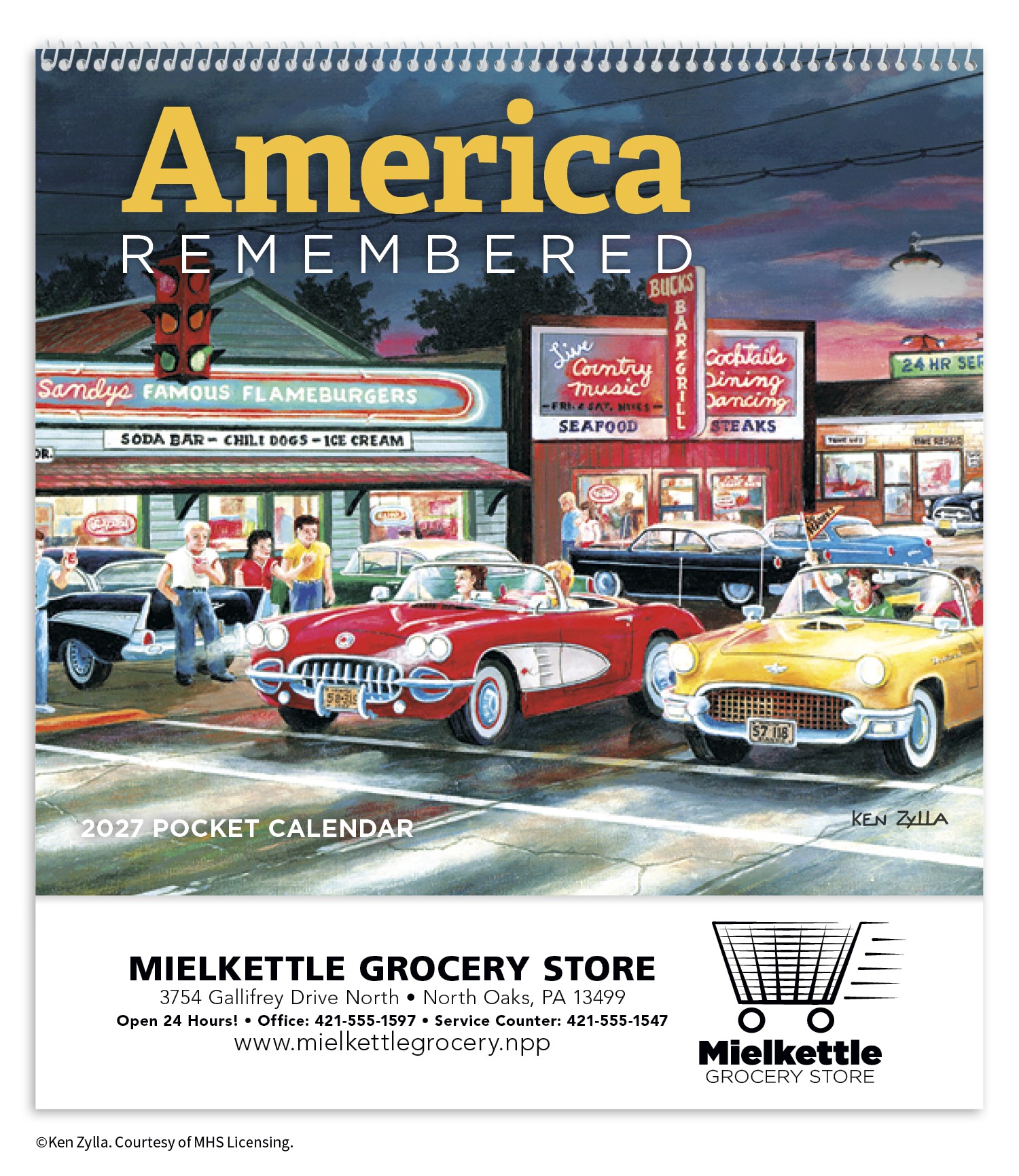 Picture of HotLine® Products America Remembered Pocket Calendar