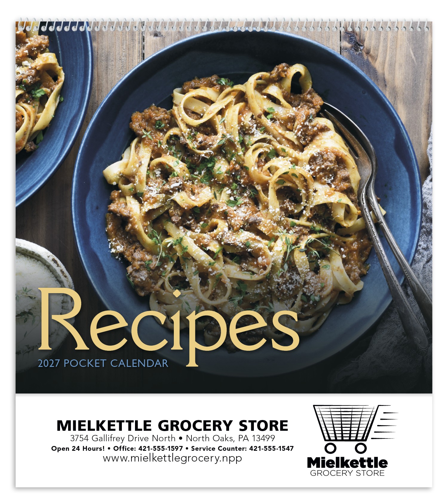 Picture of HotLine® Products Recipe Pocket Calendar