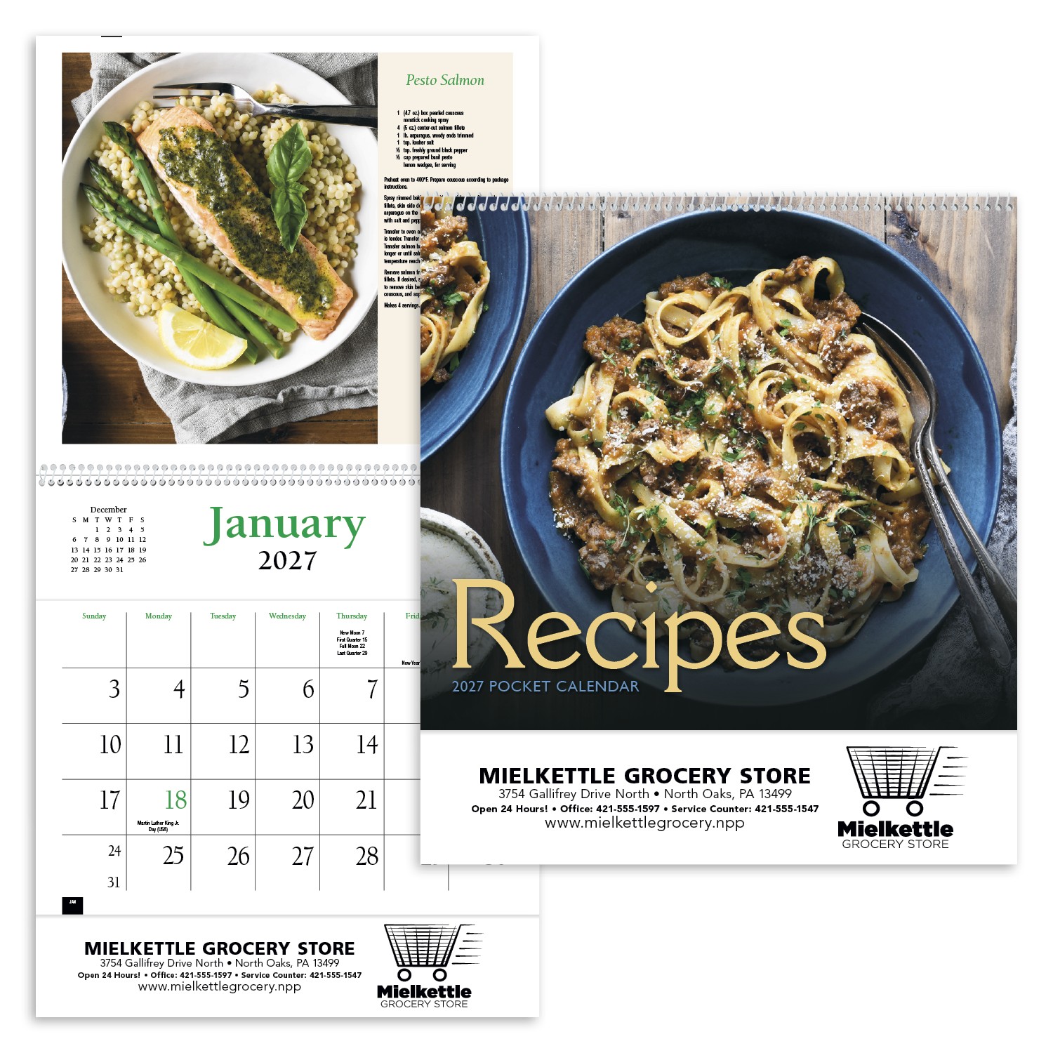 Picture of HotLine® Products Recipe Pocket Calendar