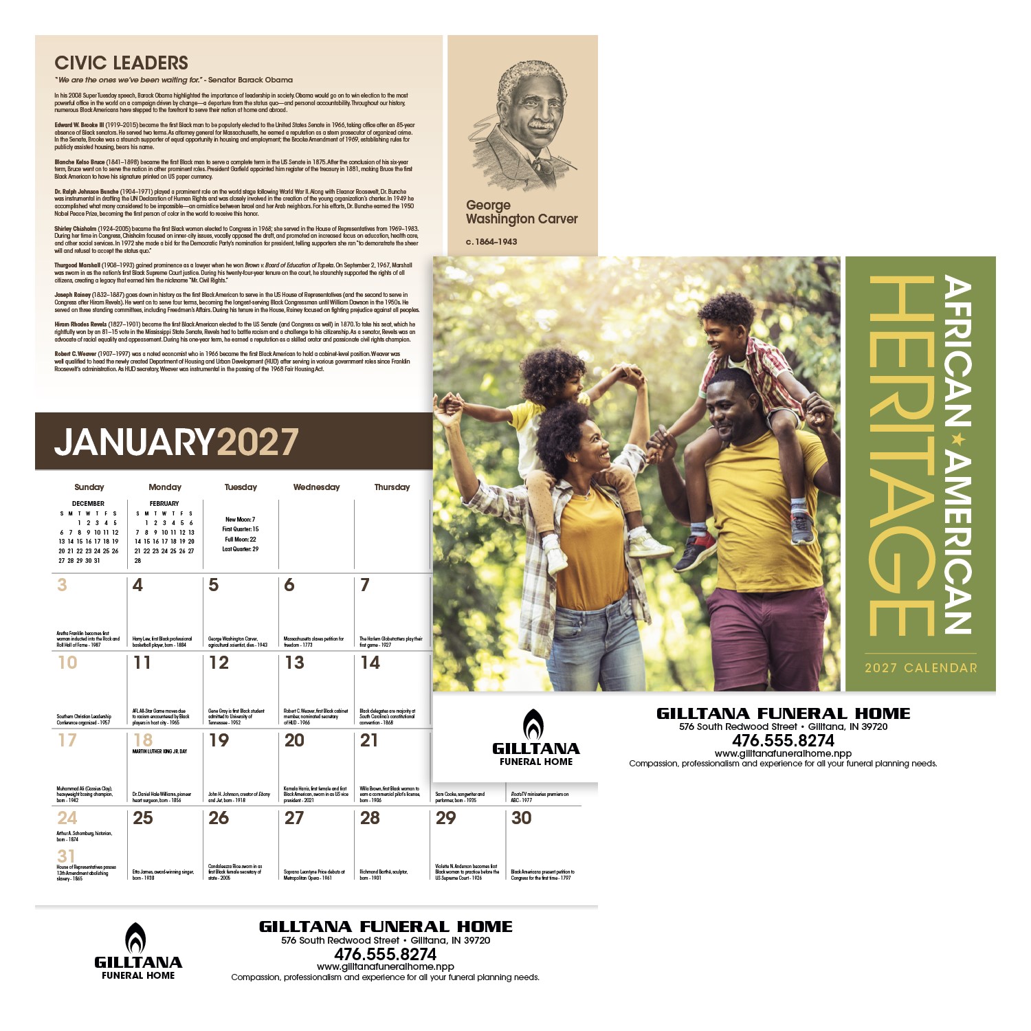 Picture of Triumph® Calendars African-American Heritage: Family Calendar