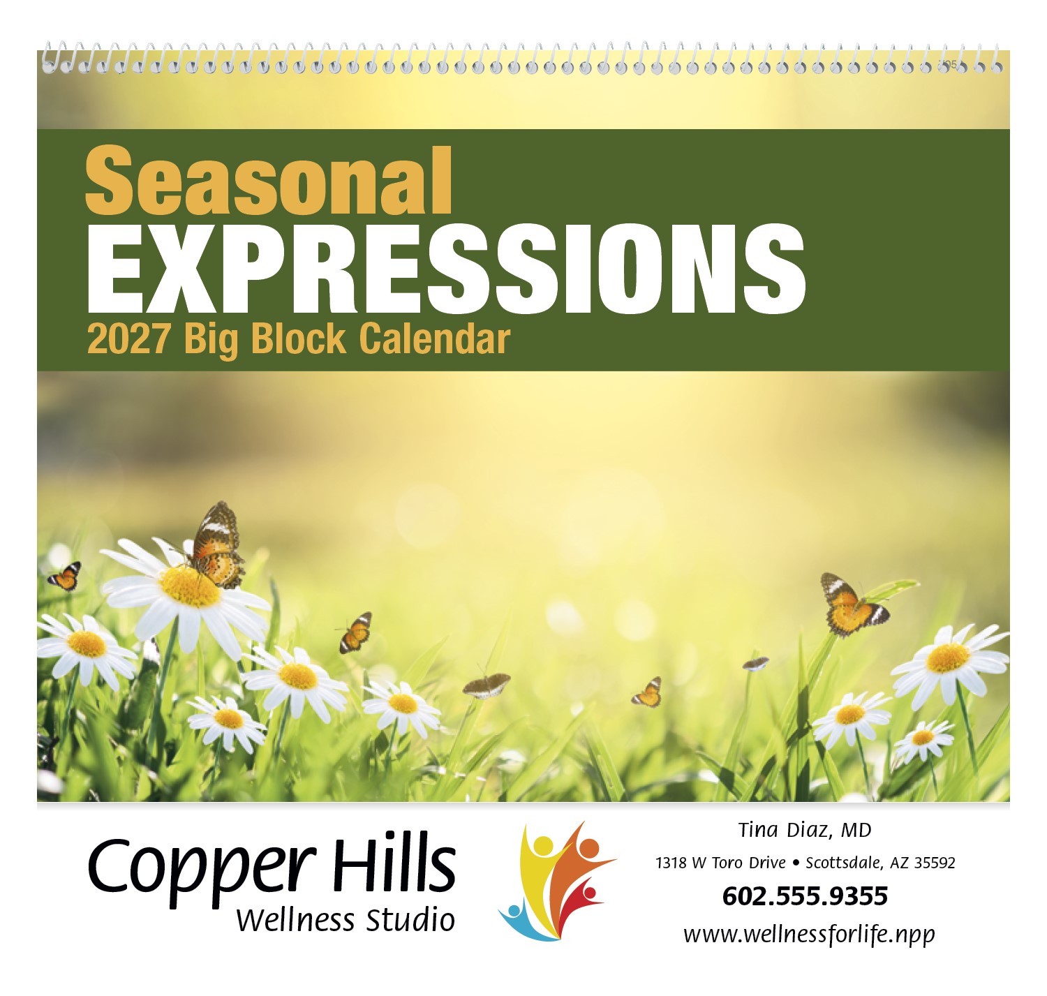 Picture of Good Value™ Seasonal Expressions Big Block Calendar