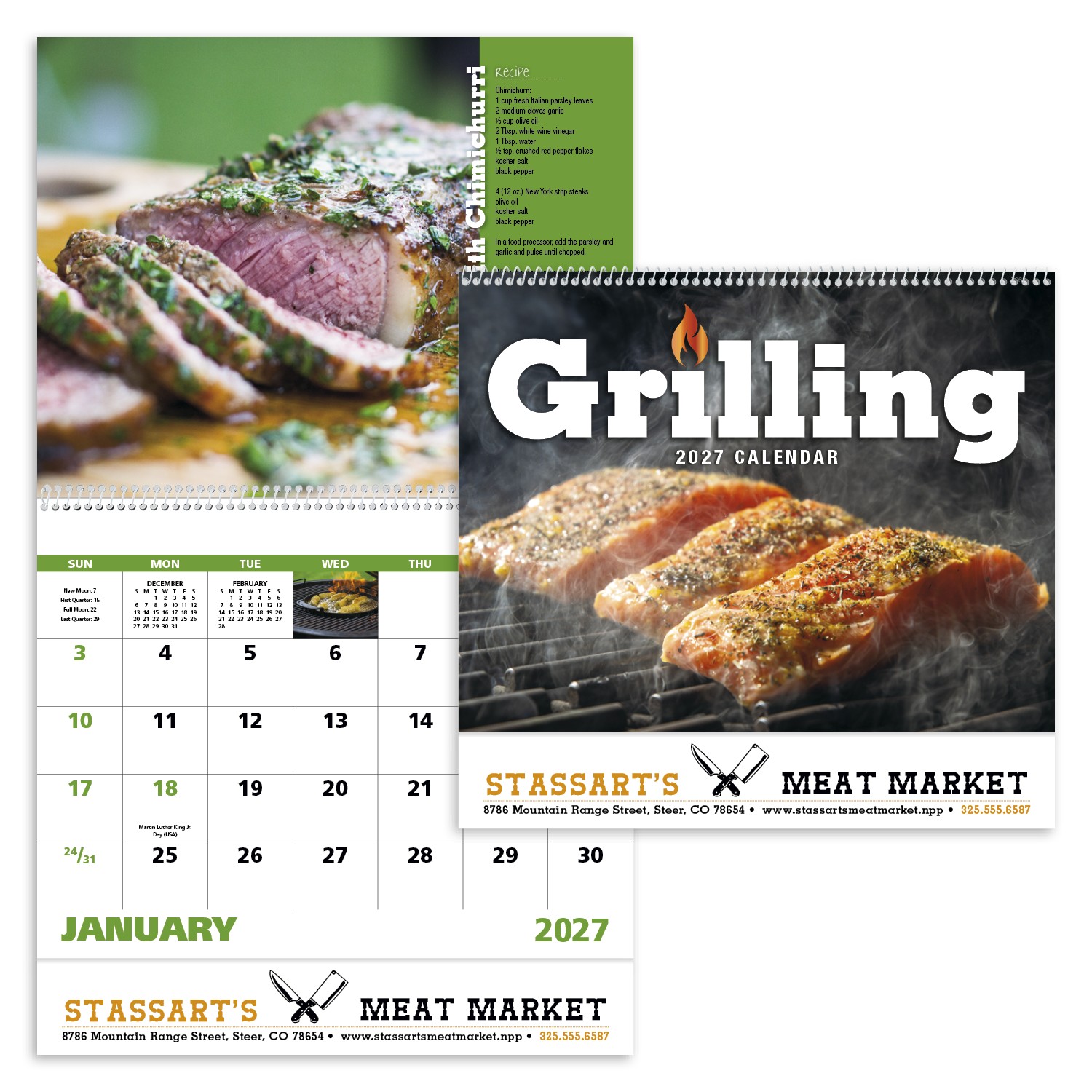 Picture of Good Value™ Grilling - Spiral Calendar