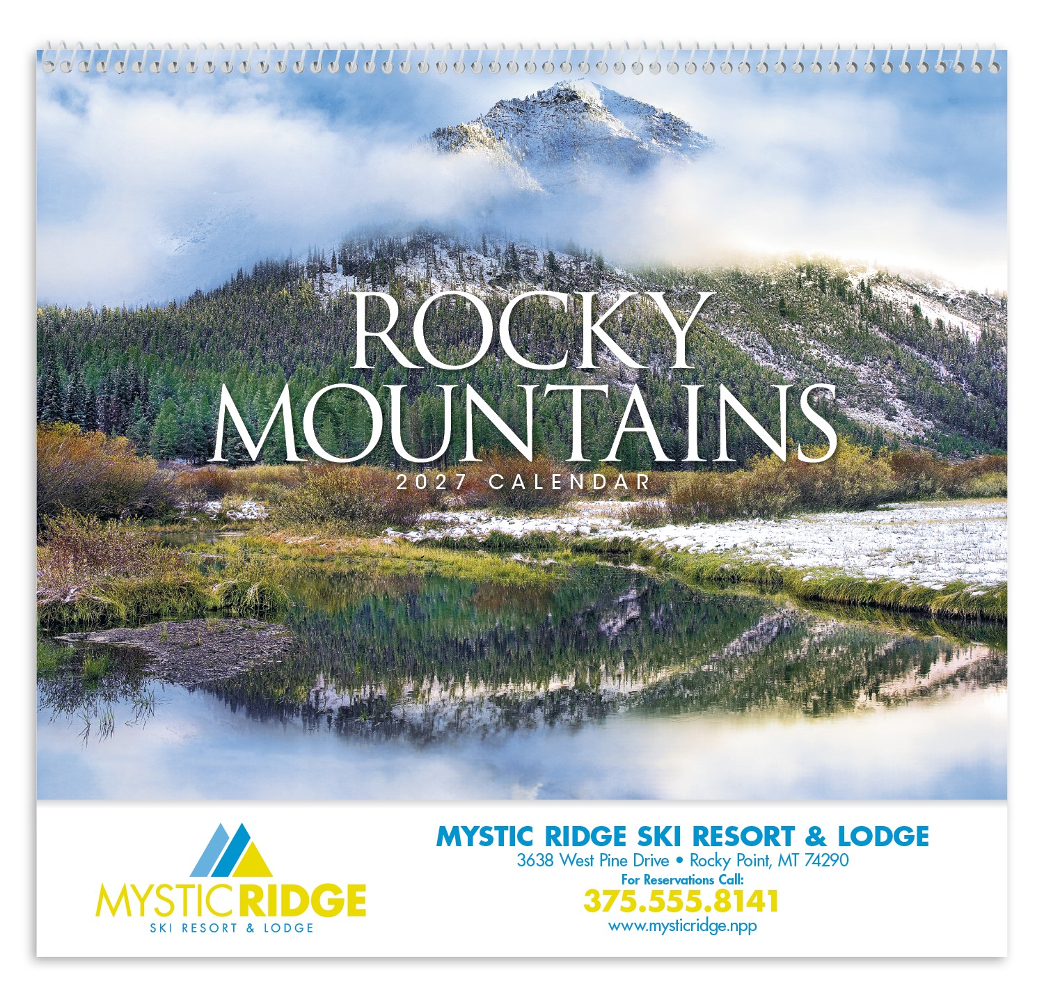 Picture of Good Value™ Rocky Mountains - Spiral Calendar
