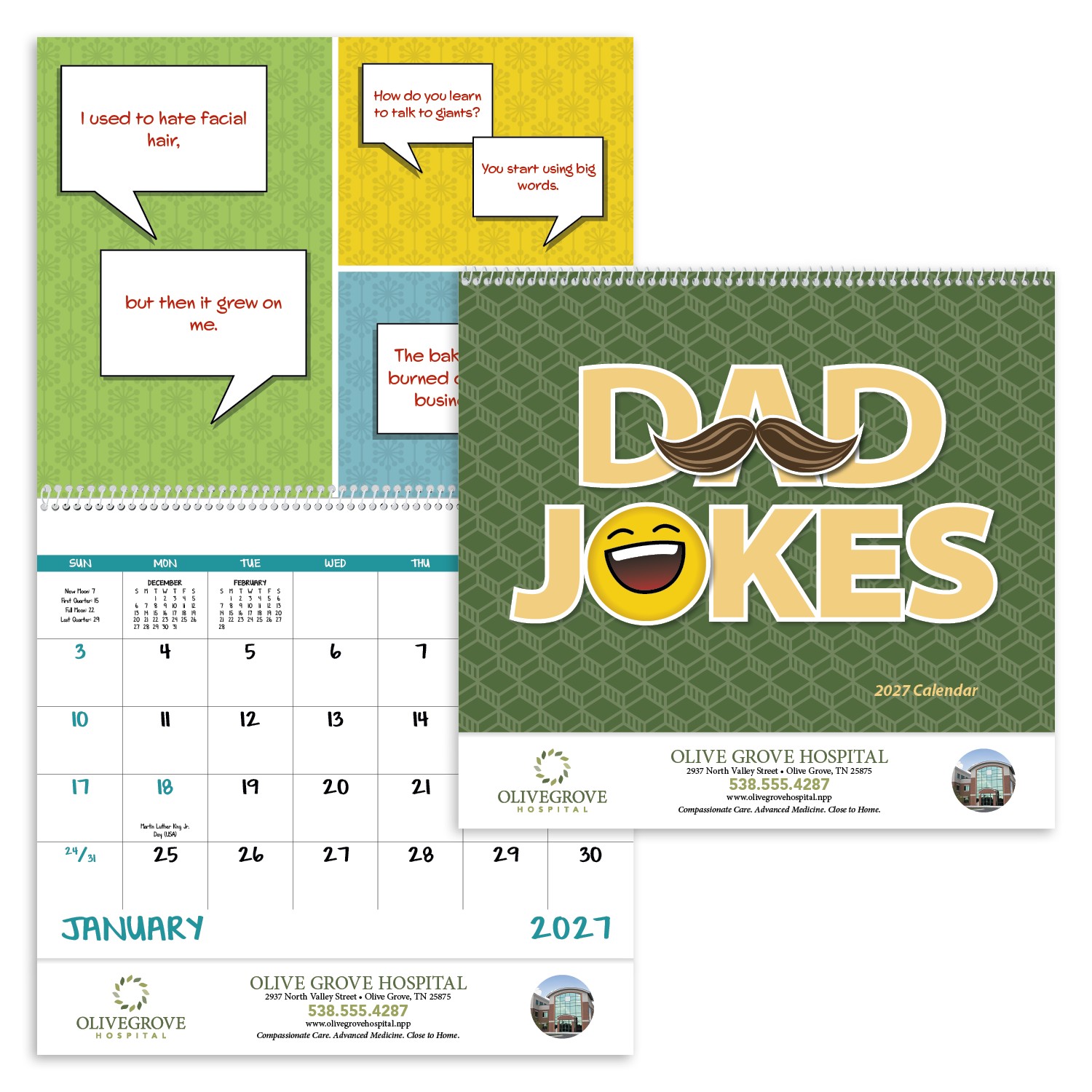 Picture of Good Value™ Dad Jokes - Spiral Calendar