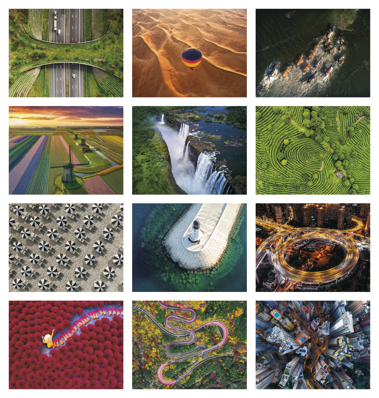 Picture of Good Value™ View from Above - Spiral Calendar