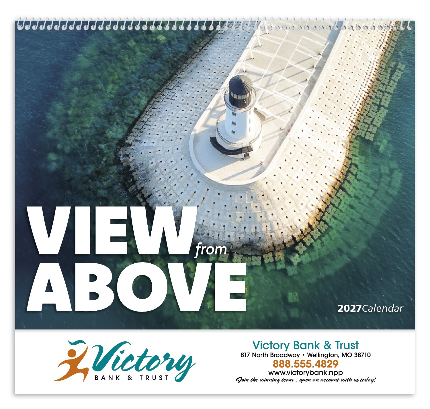 Picture of Good Value™ View from Above - Spiral Calendar