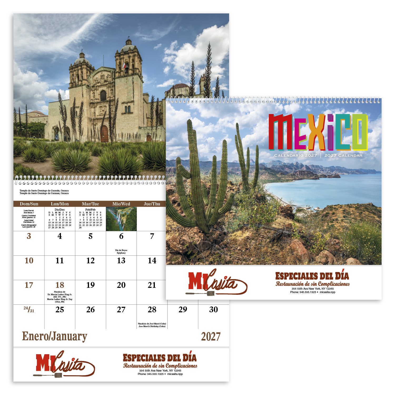 Picture of Good Value™ Mexico - Spiral Calendar