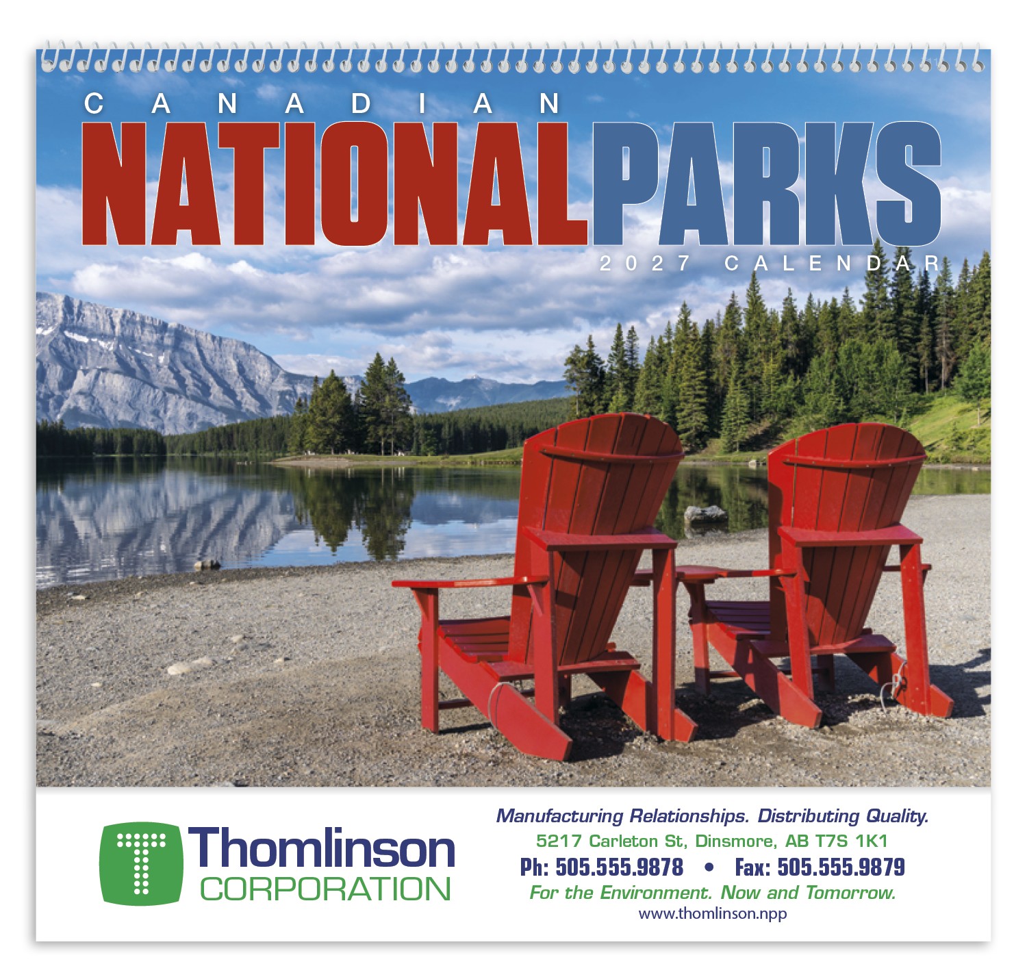 Picture of Good Value™ Canadian National Parks - Spiral Calendar