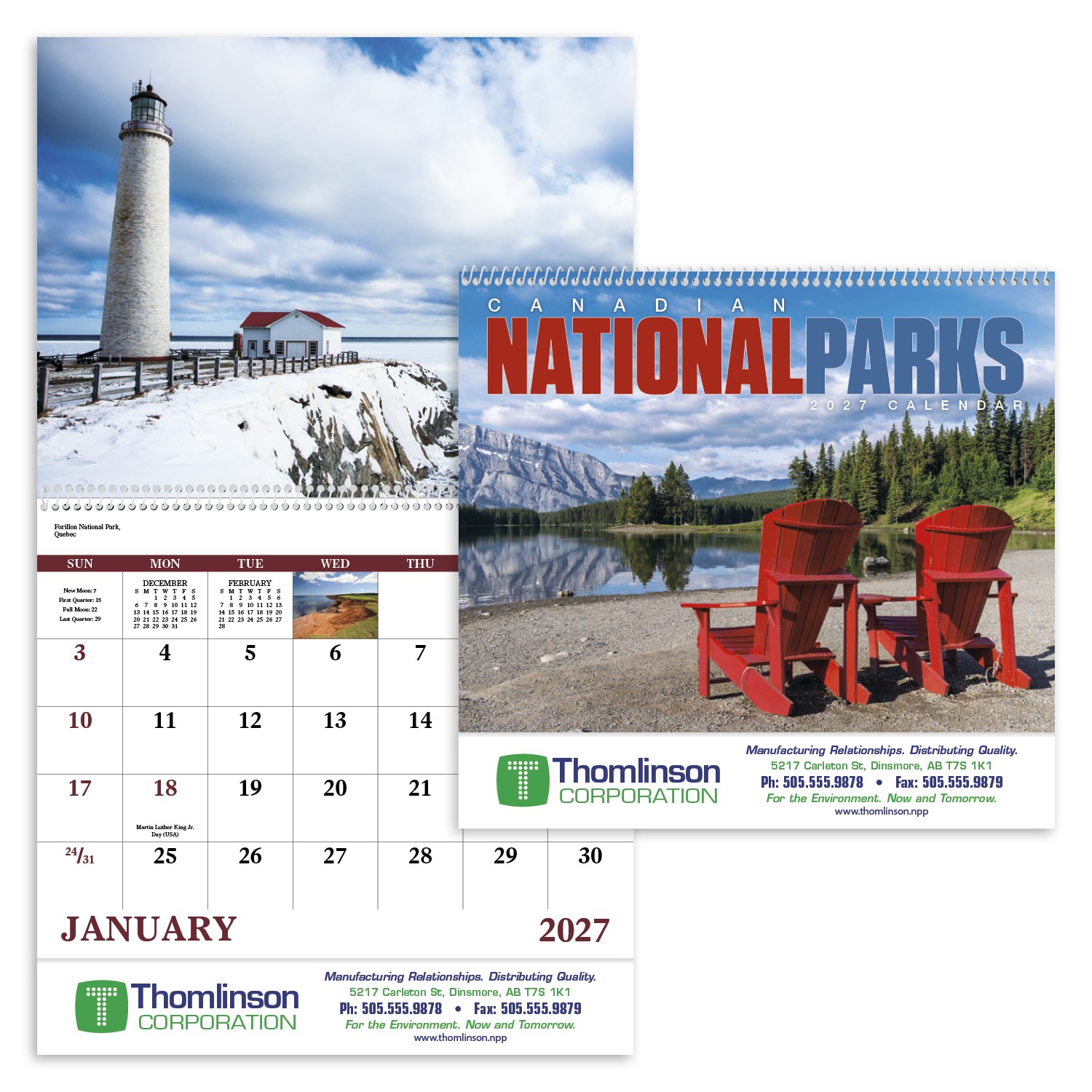 Picture of Good Value™ Canadian National Parks - Spiral Calendar
