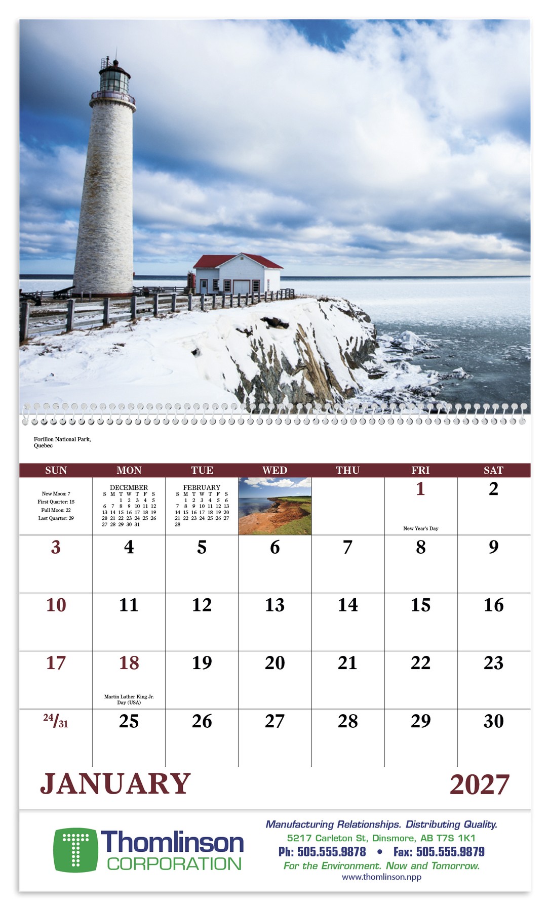 Picture of Good Value™ Canadian National Parks - Spiral Calendar