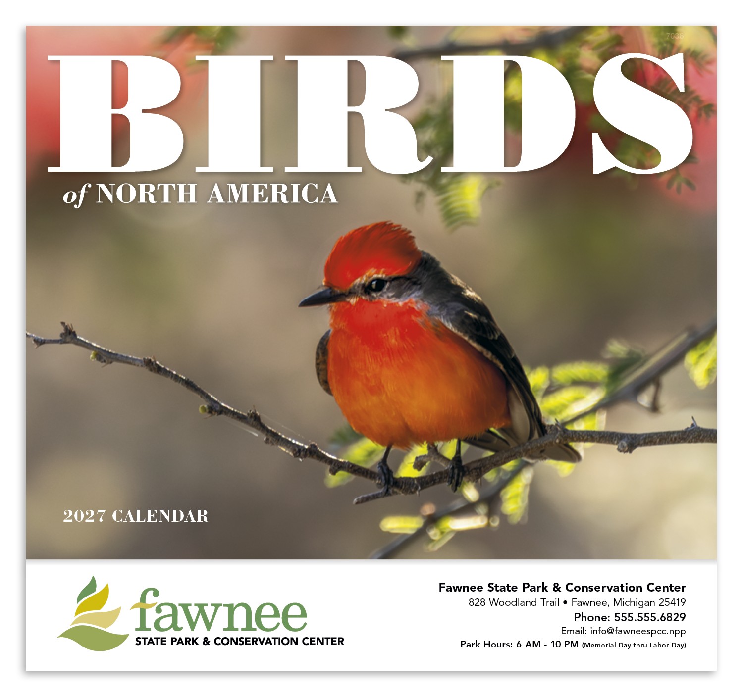 Picture of Good Value™ Birds of North America - Stapled Calendar