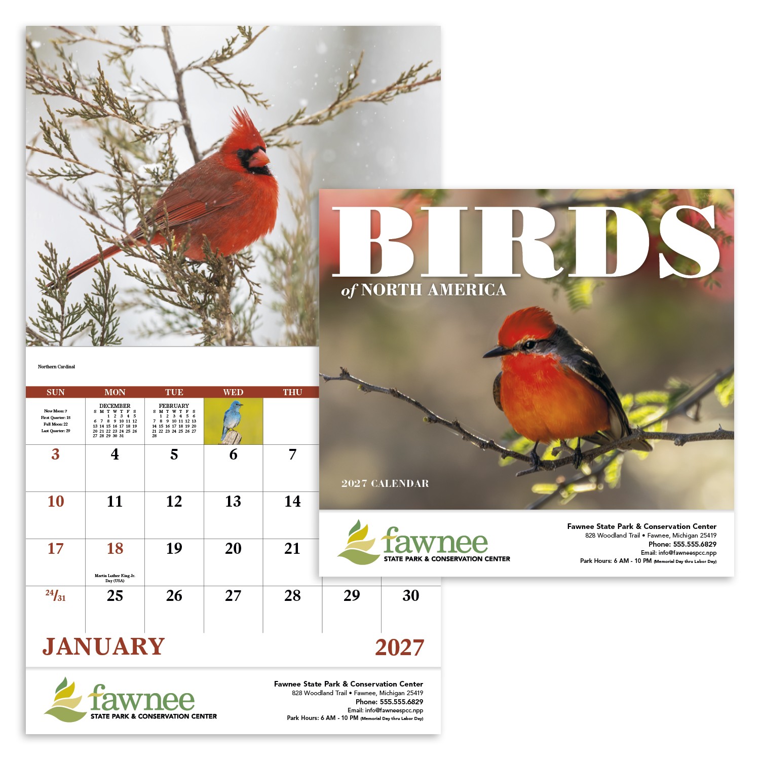 Picture of Good Value™ Birds of North America - Stapled Calendar