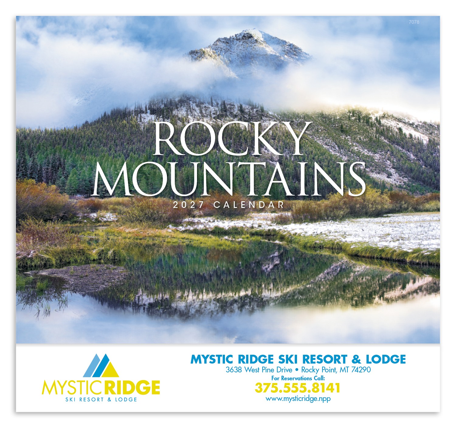 Picture of Good Value™ Rocky Mountains - Stapled Calendar