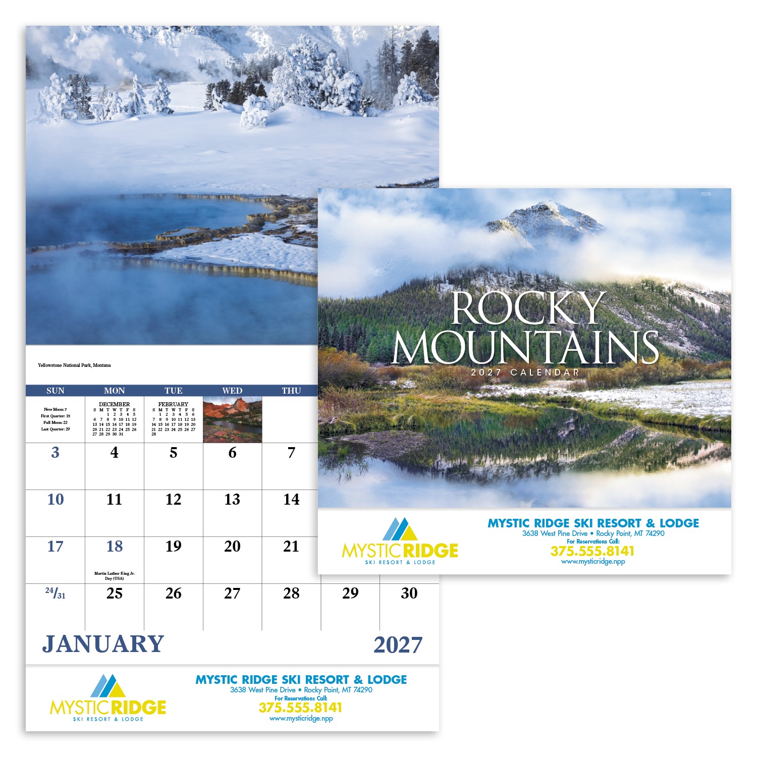 Picture of Good Value™ Rocky Mountains - Stapled Calendar