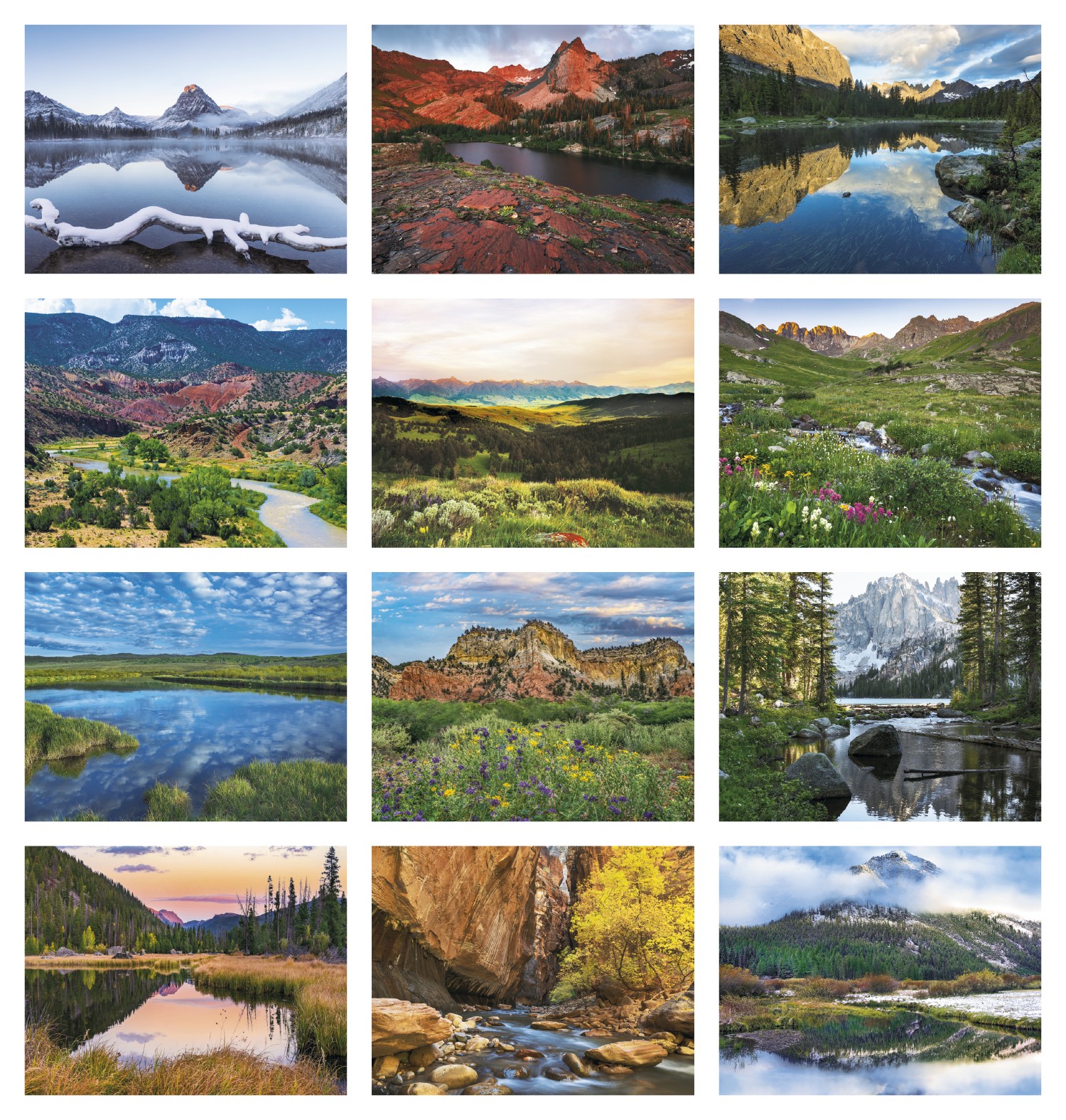 Picture of Good Value™ Rocky Mountains - Stapled Calendar