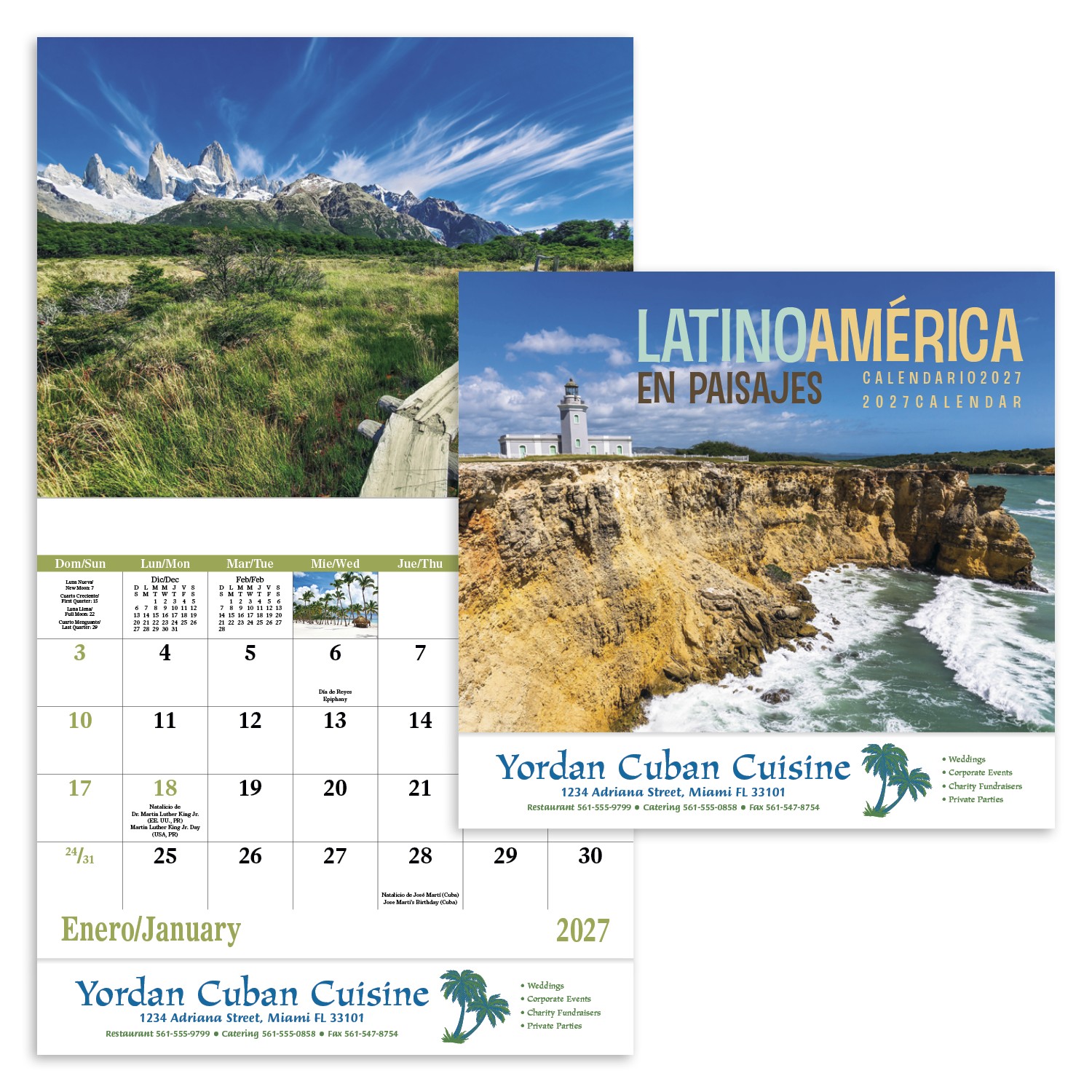 Picture of Good Value™ Latinoamerica en Paisajes - Stapled Calendar