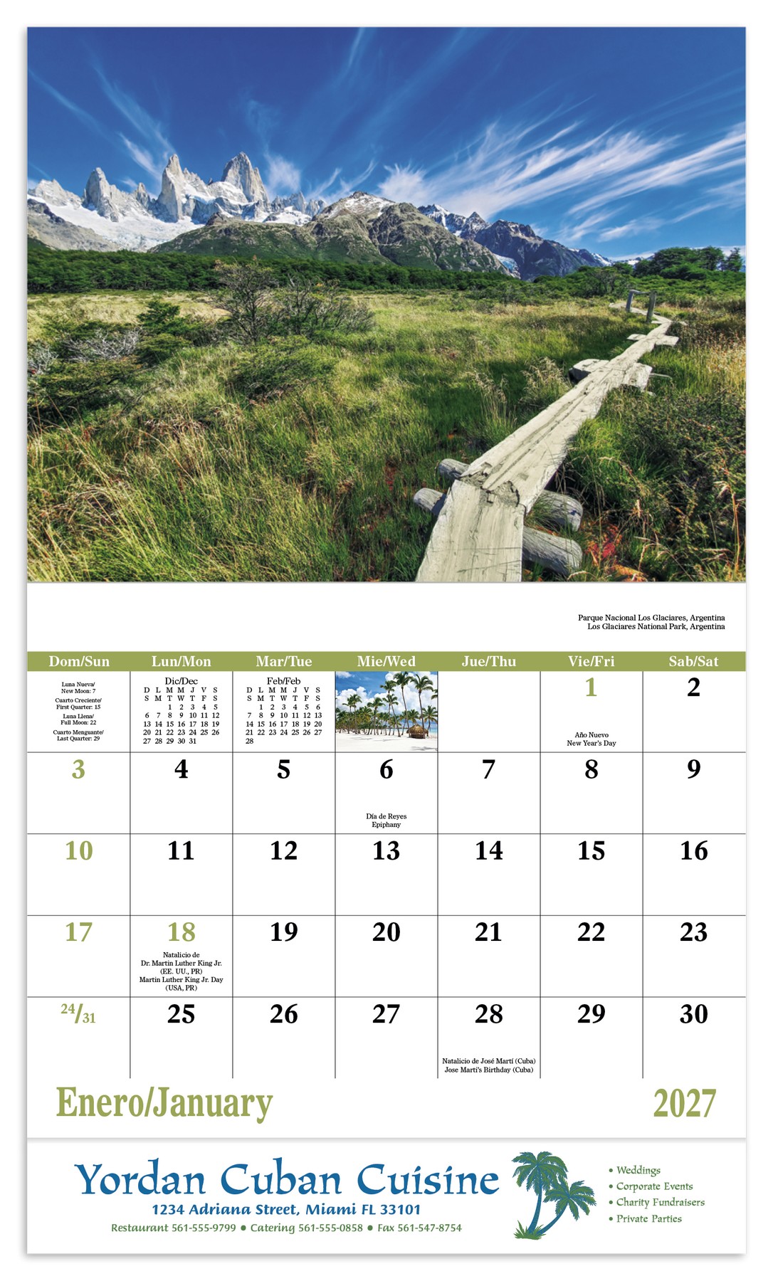 Picture of Good Value™ Latinoamerica en Paisajes - Stapled Calendar