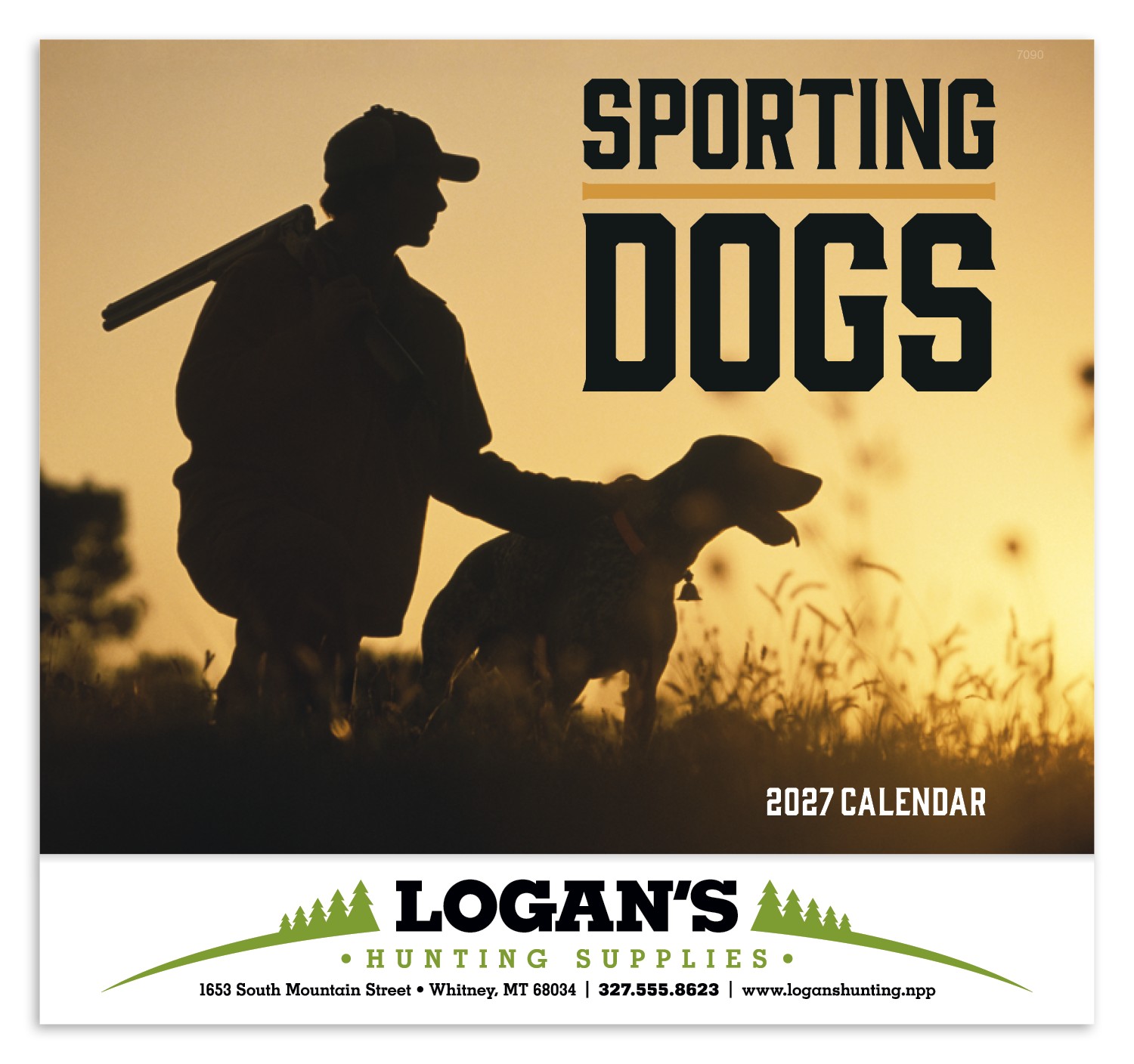 Picture of Good Value™ Sporting Dogs - Stapled Calendar