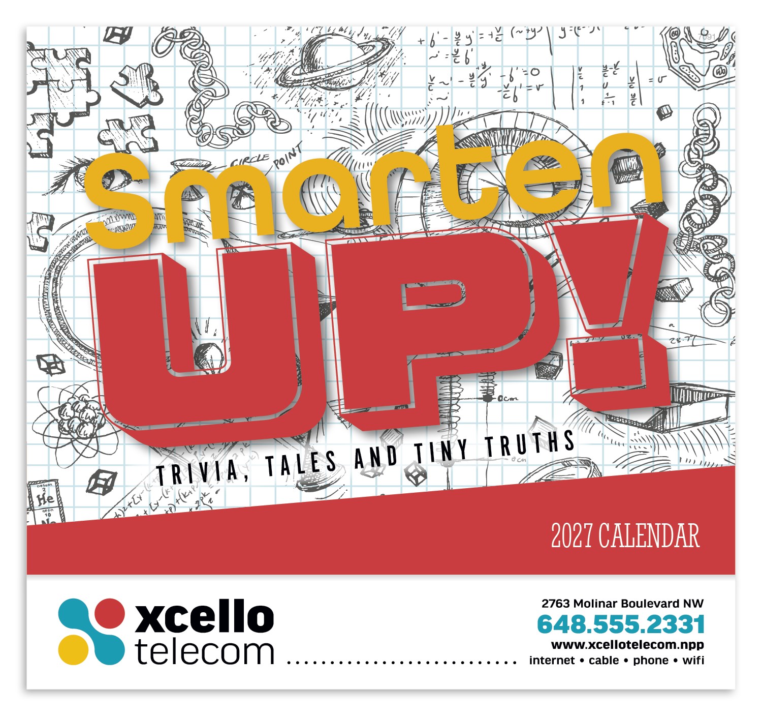 Picture of Good Value™ Smarten Up! Trivia, Tales & Tiny Truths - Stapled Calendar