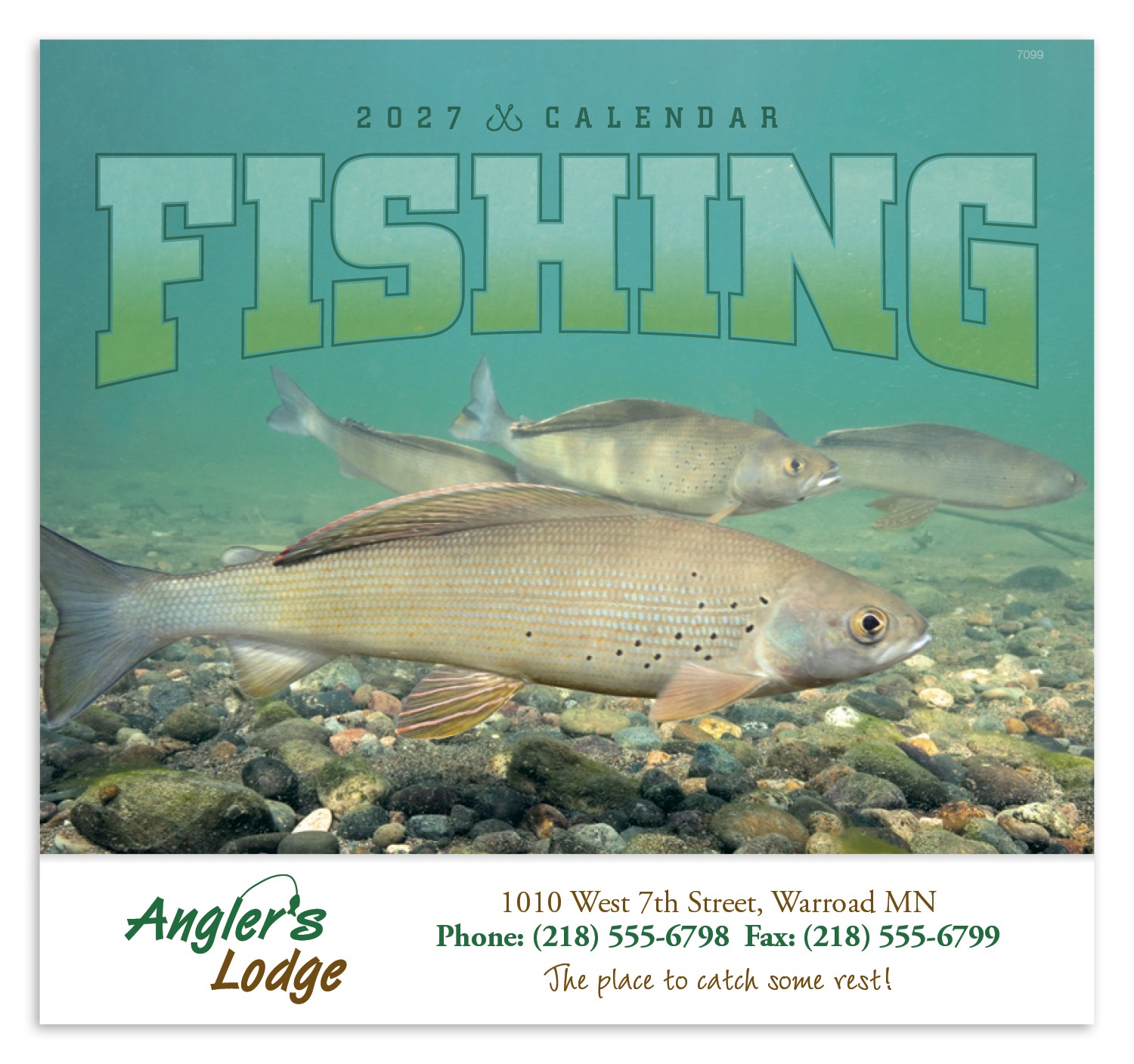 Picture of Good Value™ Fishing - Stapled Calendar