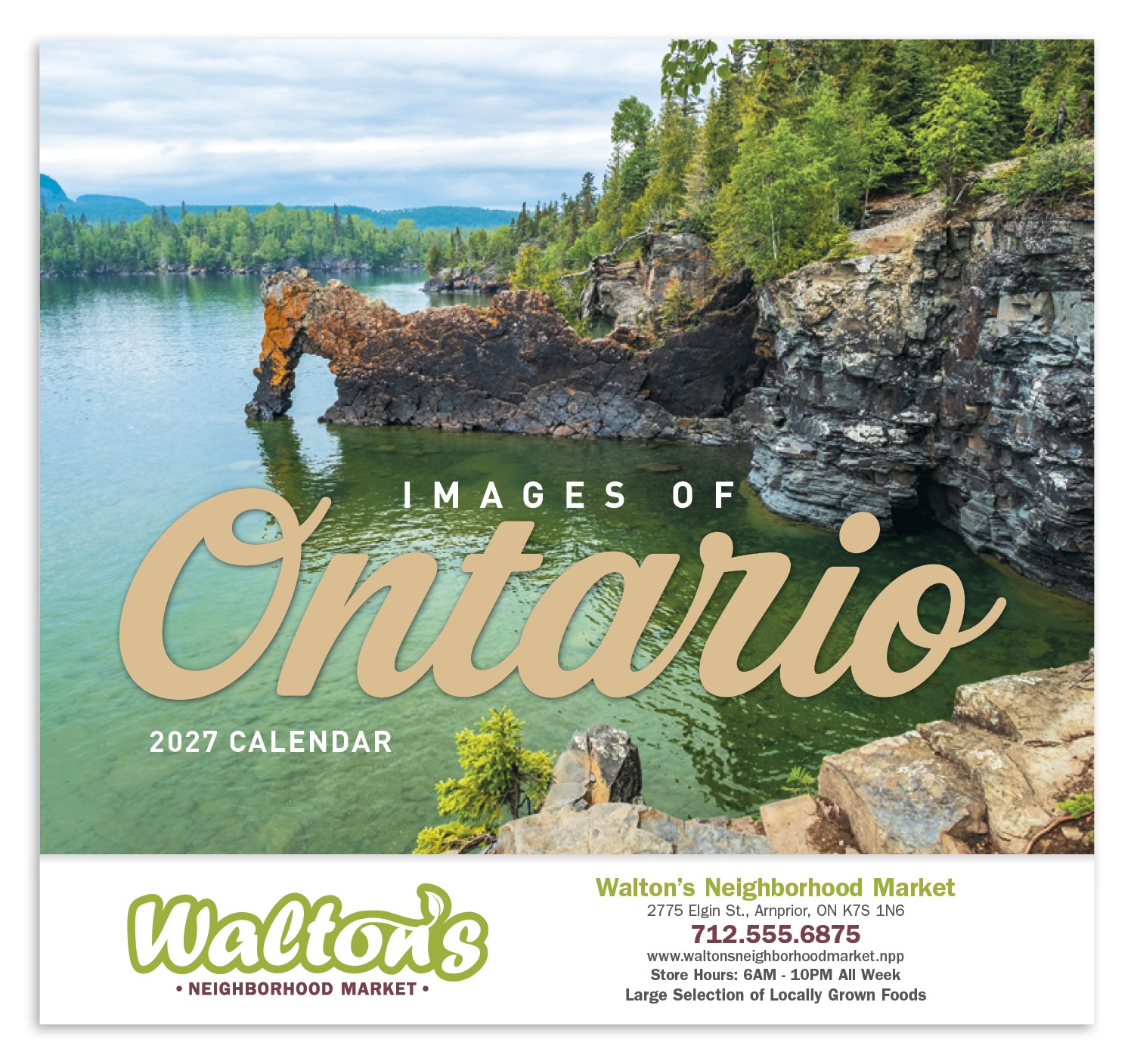 Picture of Good Value™ Images of Ontario - Stapled Calendar