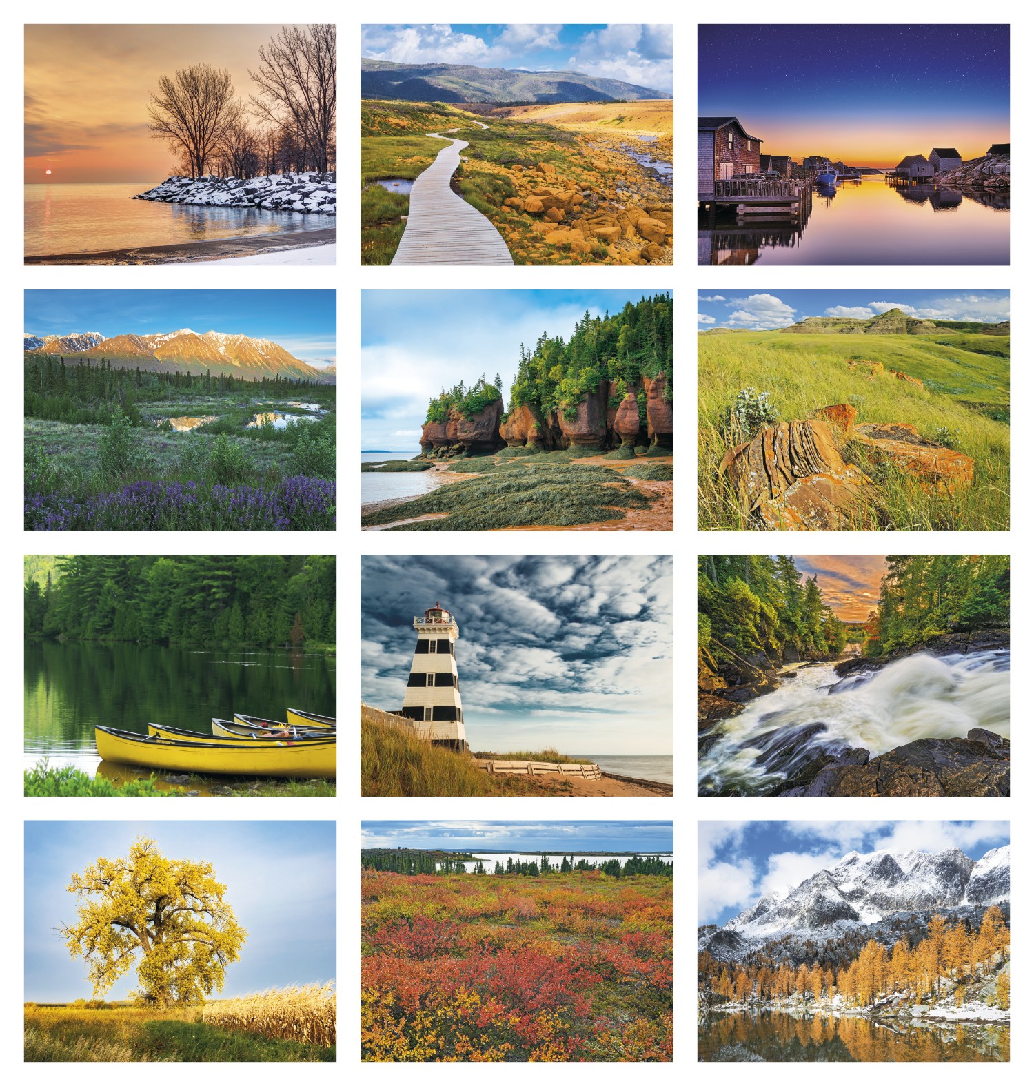 Picture of Good Value™ Scenic Canada - Window Calendar