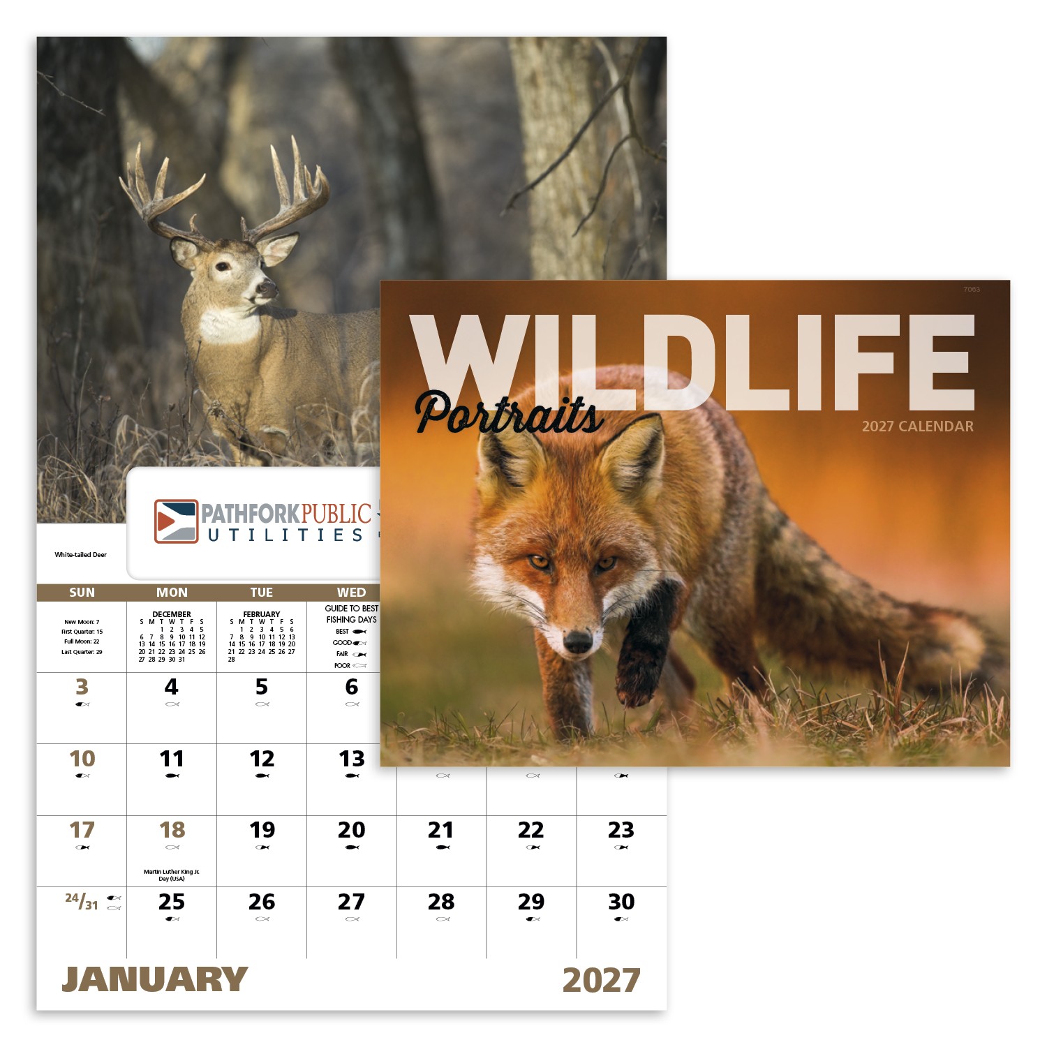 Picture of Good Value™ Wildlife Portraits - Window Calendar