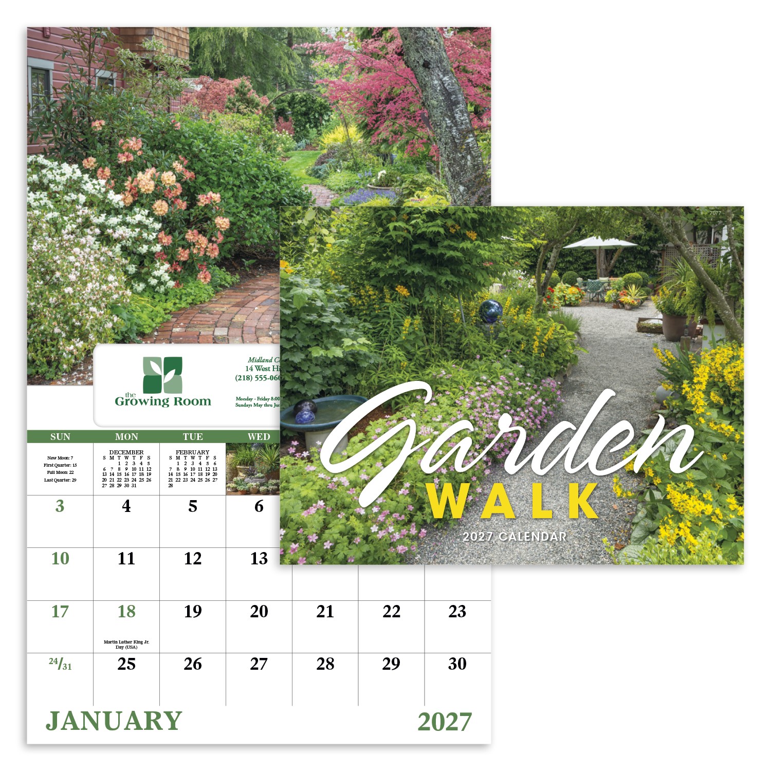 Picture of Good Value™ Garden Walk - Window Calendar